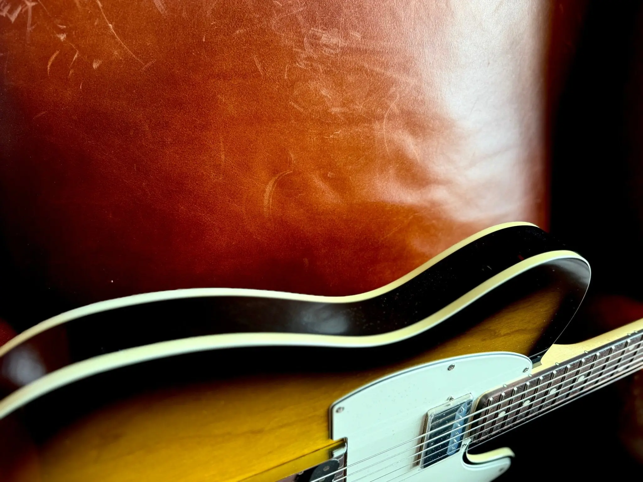FGN Neoclassic NTE210RAH, 2 Tone Sunburst Electric Guitars - Image 5