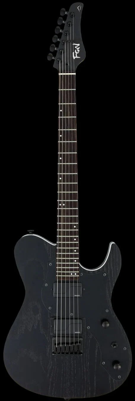 FGN J Standard Iliad, JIL3ASHDE664R Open Pore Black Electric Guitar - Image 2