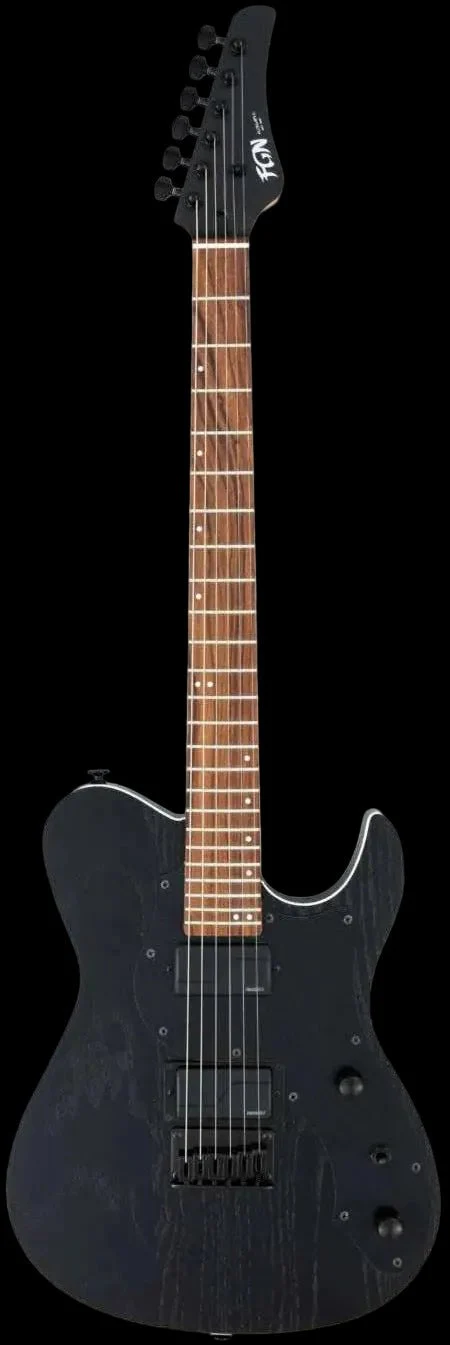FGN J Standard Iliad, JIL2ASHDE664R Open Pore Black Electric Guitars - Image 2