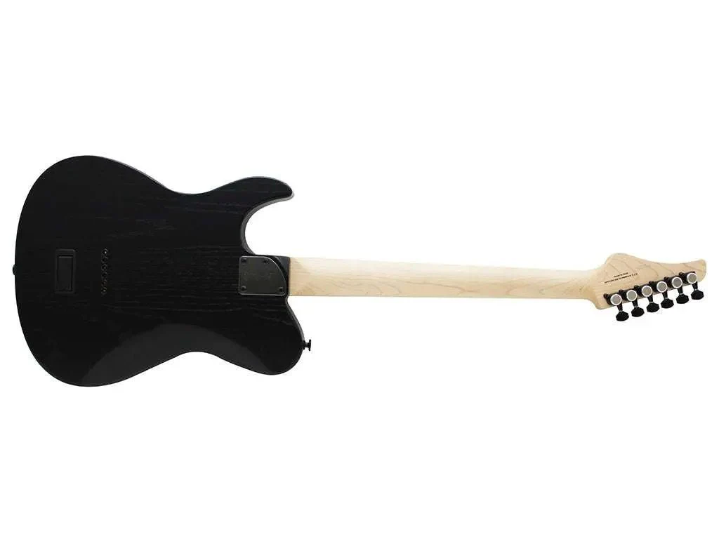 FGN J Standard Iliad, JIL2ASHDE664R Open Pore Black Electric Guitars - Image 3