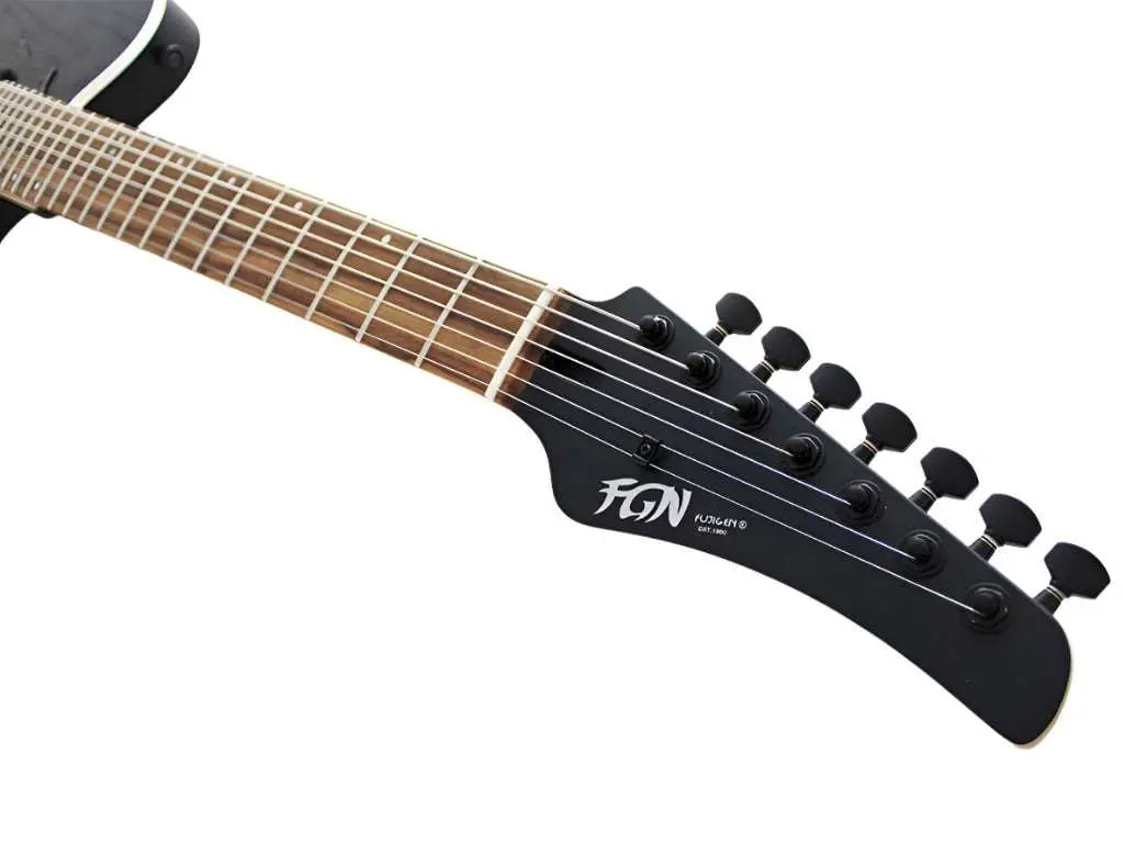 FGN J Standard Iliad, JIL72ASHDER Open Pore Black Electric Guitar - Image 5