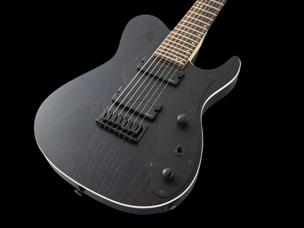 FGN J Standard Iliad, JIL73ASHDER Open Pore Black Electric Guitar