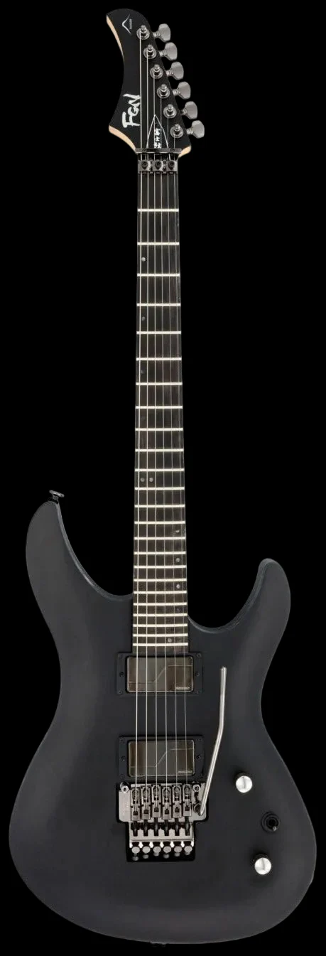 FGN J Standard Mythic, JMY3MHDLE-MBK Matte Black Electric Guitar - Image 2