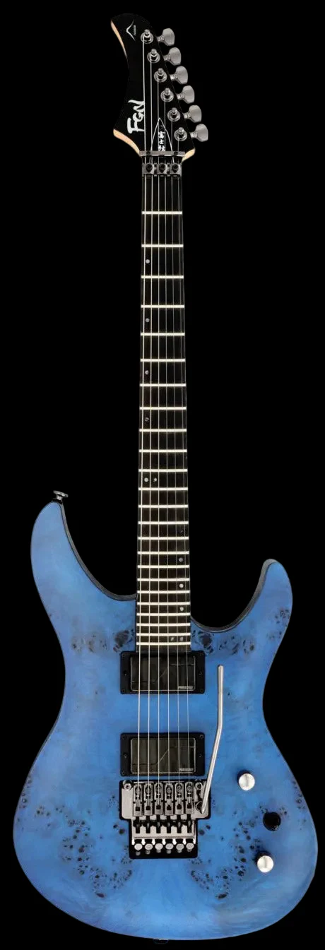 FGN J Standard Mythic, JMY3MHEW1DLE Arctic Blue Electric Guitar - Image 2