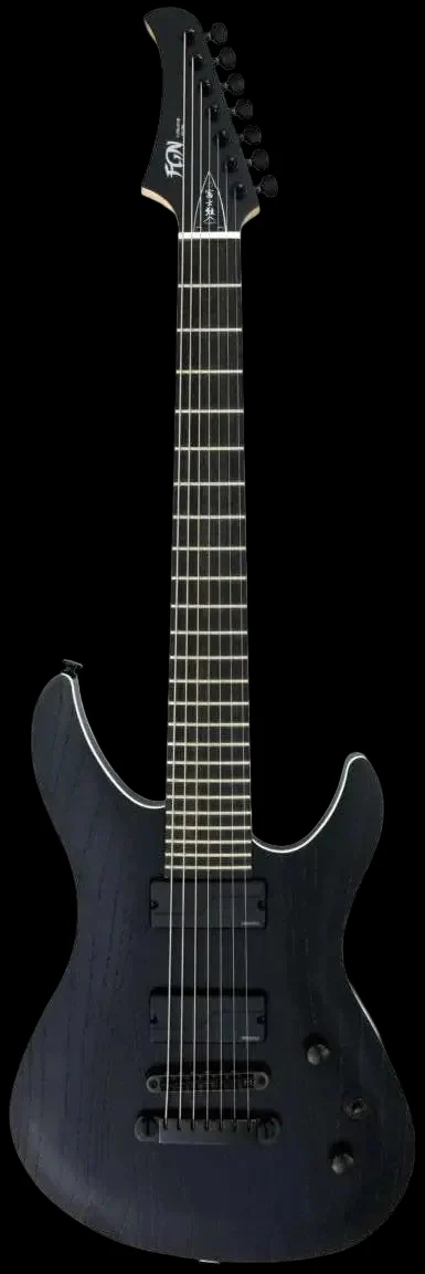 FGN J Standard Mythic, JMY72ASHE Open Pore Black Electric Guitar - Image 2