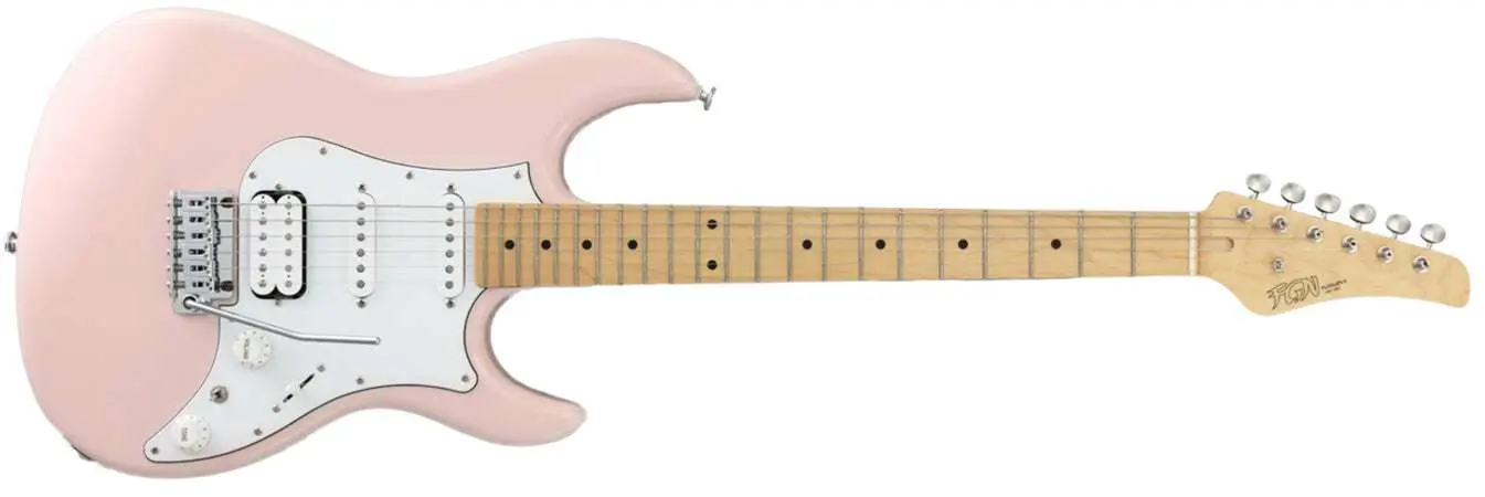 FGN J Standard Odyssey, Shell Pink Electric Guitar - Image 10