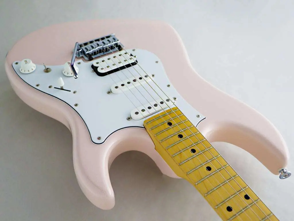 FGN J Standard Odyssey, Shell Pink Electric Guitar - Image 9