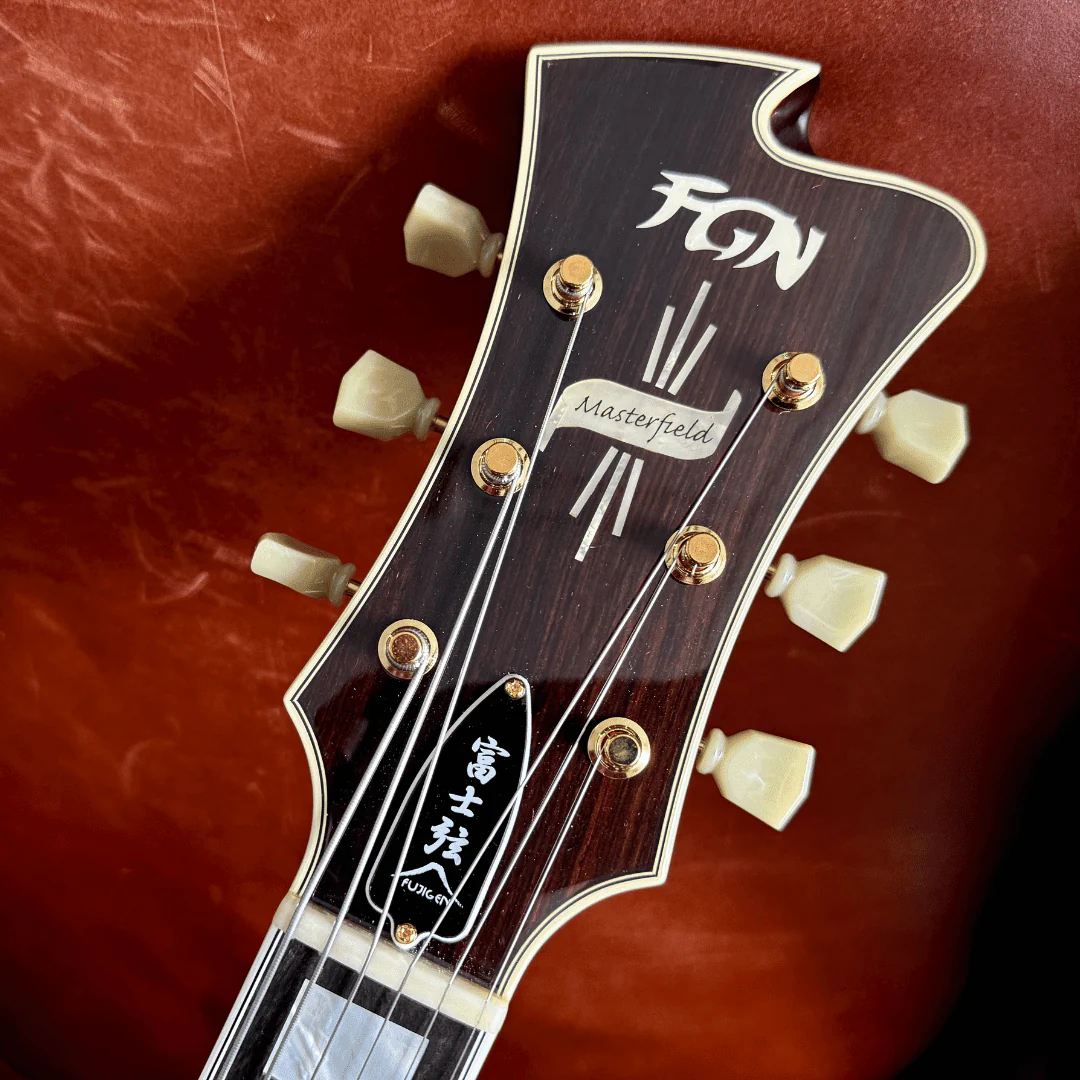 FGN Masterfield  MFA FP (Custom Pro Exclusive) Jazz Burst, Archtop Electric Guitar - Image 11