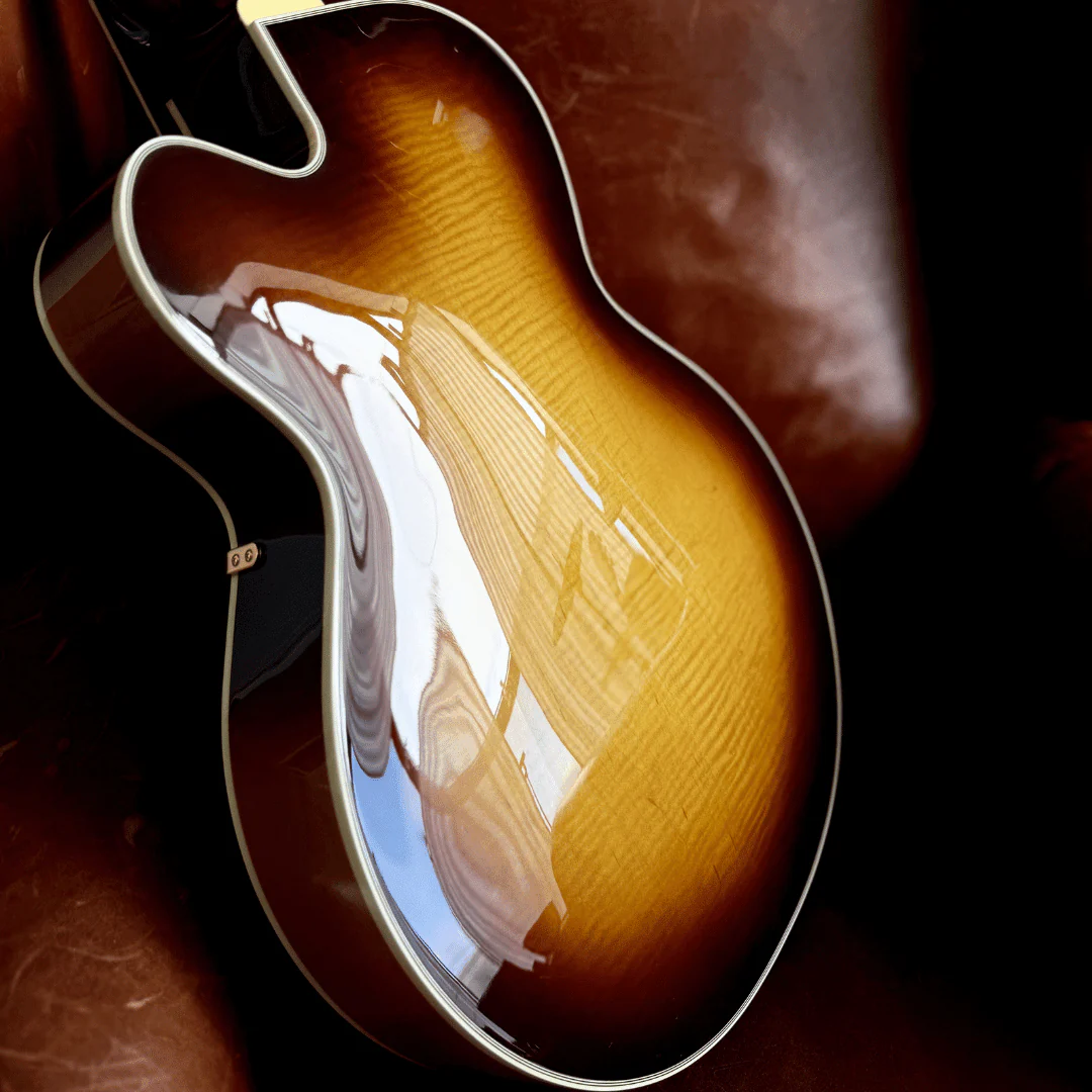 FGN Masterfield  MFA FP (Custom Pro Exclusive) Jazz Burst, Archtop Electric Guitar - Image 12