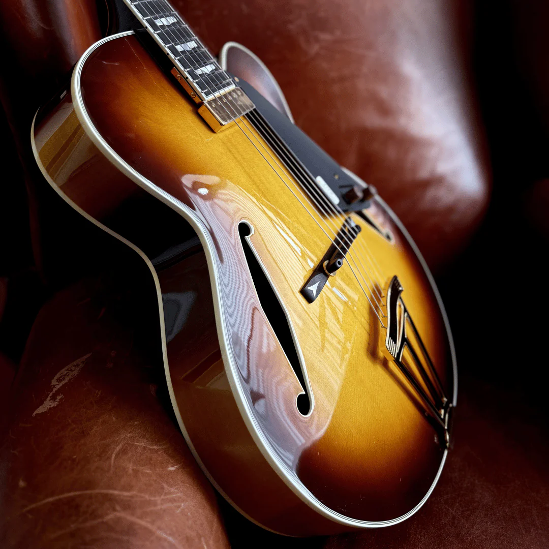 FGN Masterfield  MFA FP (Custom Pro Exclusive) Jazz Burst, Archtop Electric Guitar - Image 15