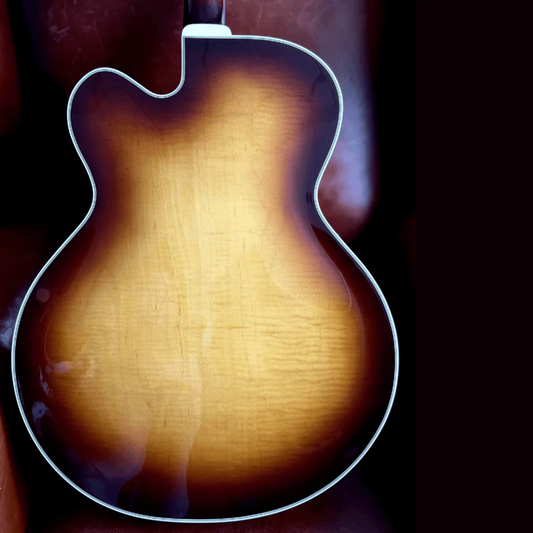 FGN Masterfield  MFA FP (Custom Pro Exclusive) Jazz Burst, Archtop Electric Guitar - Image 16