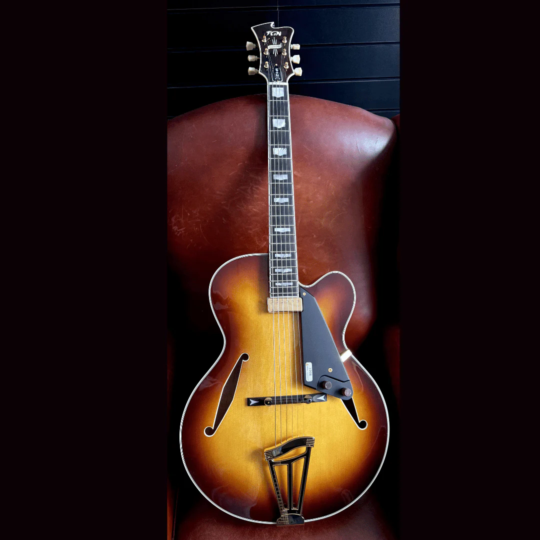 FGN Masterfield  MFA FP (Custom Pro Exclusive) Jazz Burst, Archtop Electric Guitar - Image 19