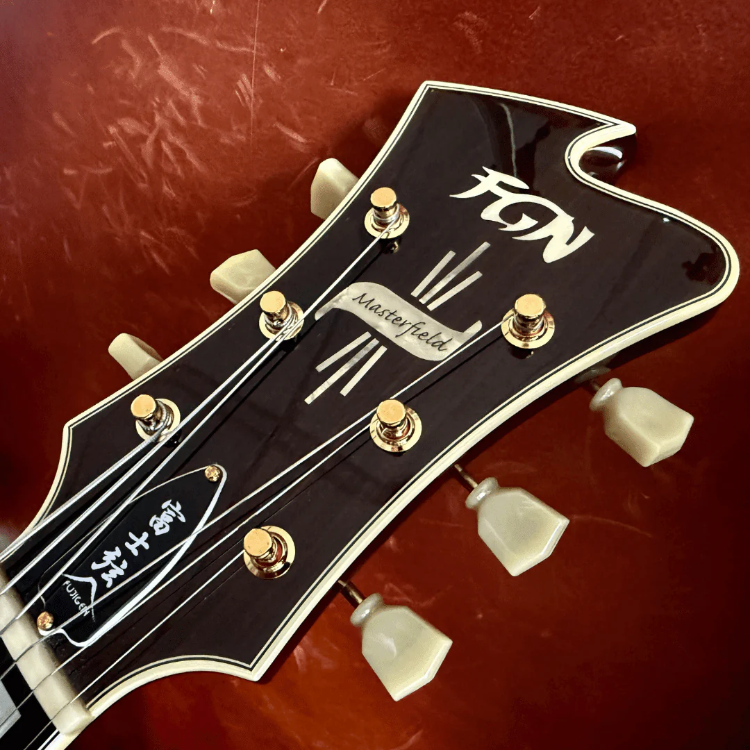 FGN Masterfield  MFA FP (Custom Pro Exclusive) Jazz Burst, Archtop Electric Guitar - Image 5