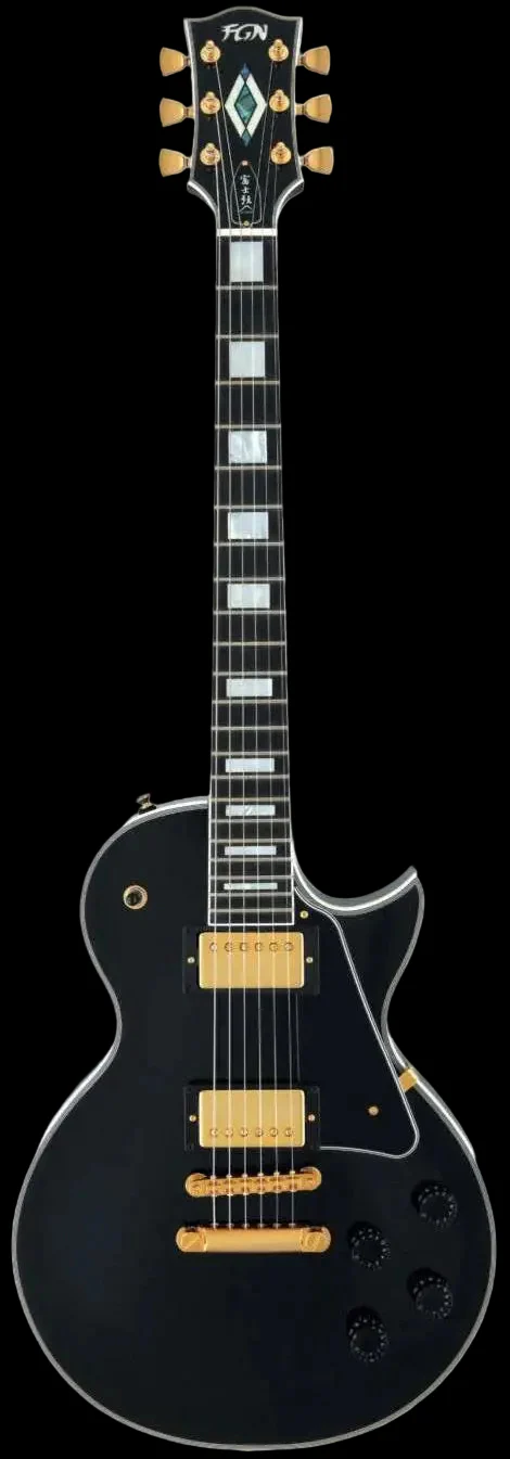 FGN Neo Classic NLC20EMH, Black Electric Guitar - Image 2