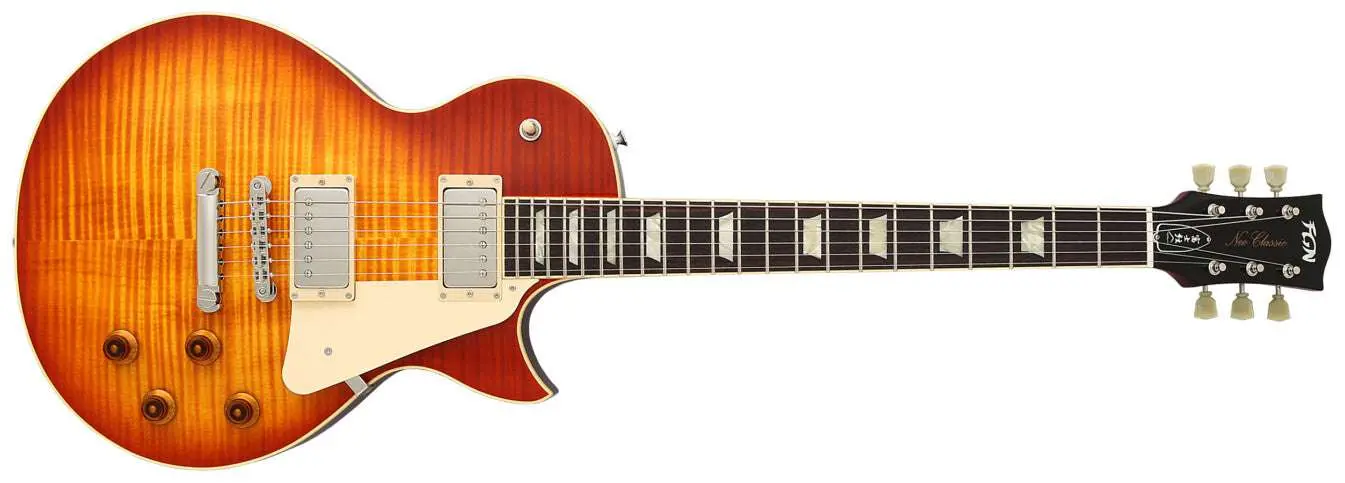 FGN Neo Classic NLS10RFM, Cherry Burst Electric Guitar - Image 18