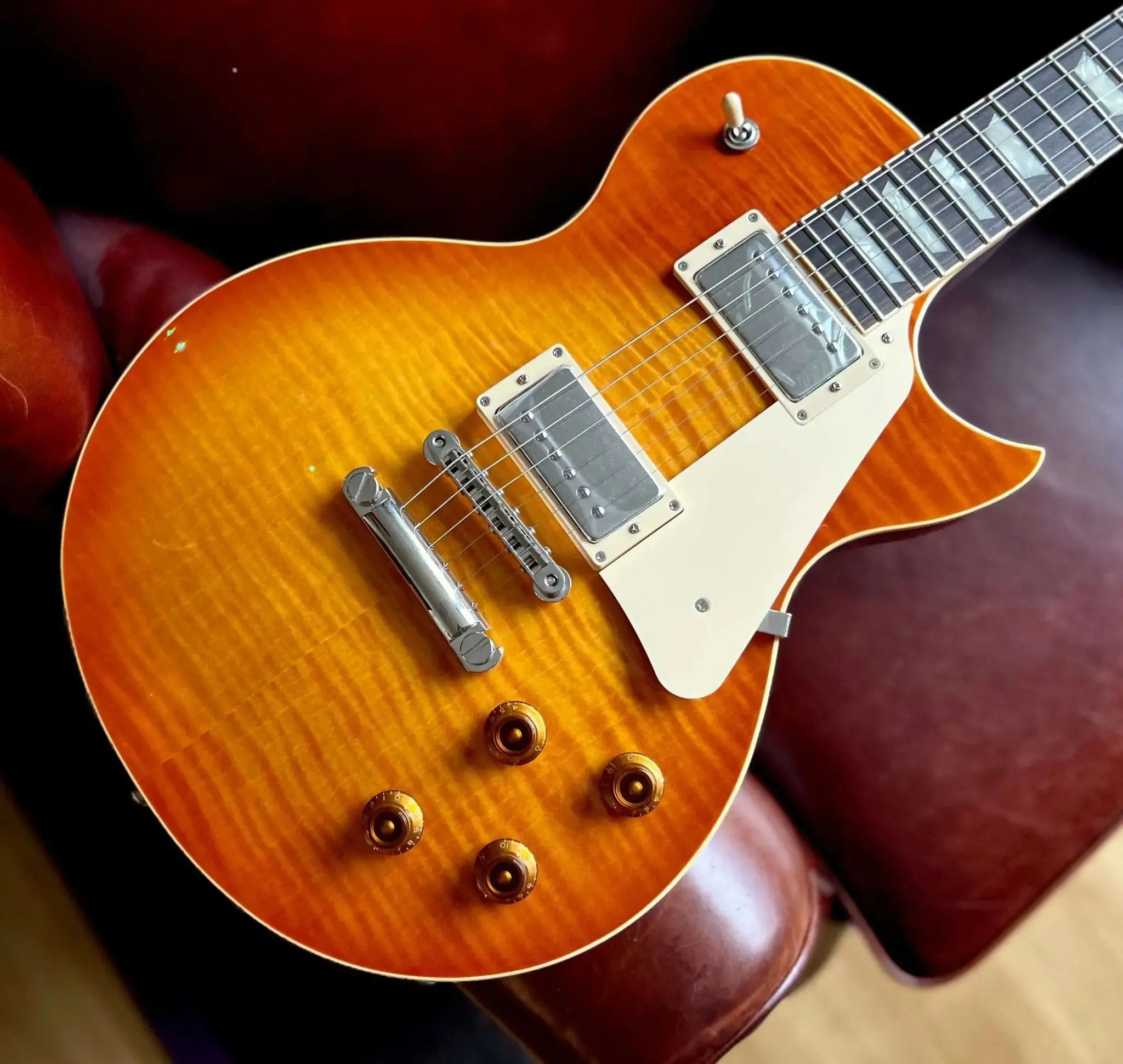 FGN Neo Classic NLS10RFM, Cherry Burst Electric Guitar - Image 2