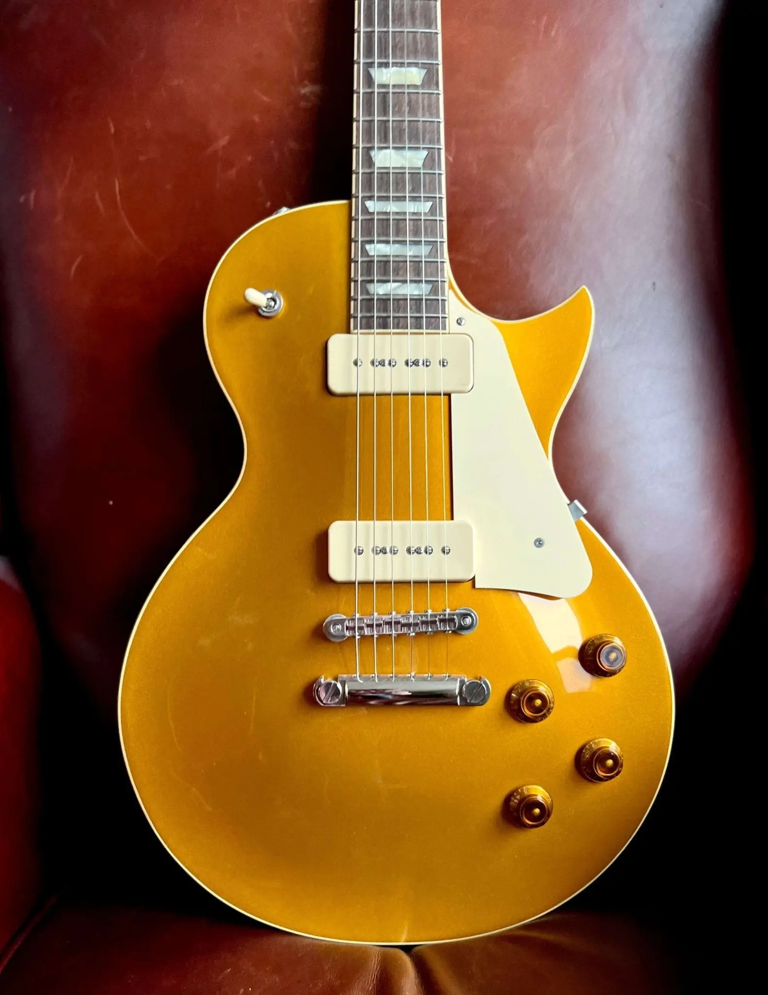 FGN Neo Classic NLS11RMP, Antique Gold Electric Guitar - Image 17
