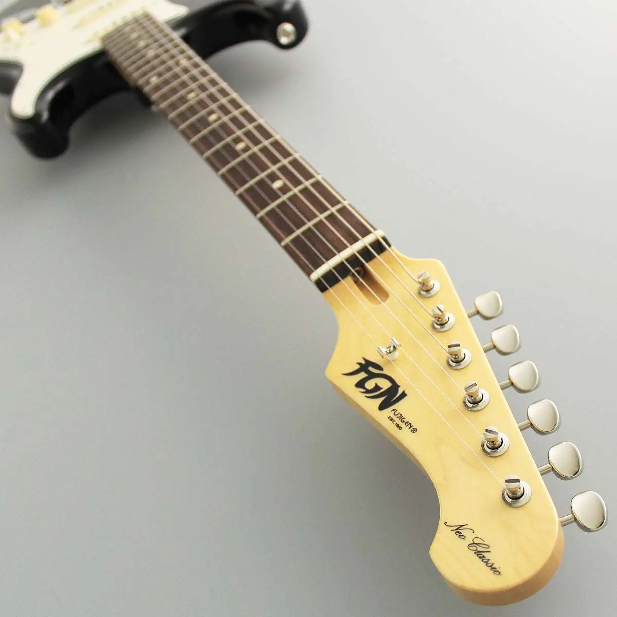 FGN Neoclassic NST200RAL, Alder Black Electric Guitar - Image 5