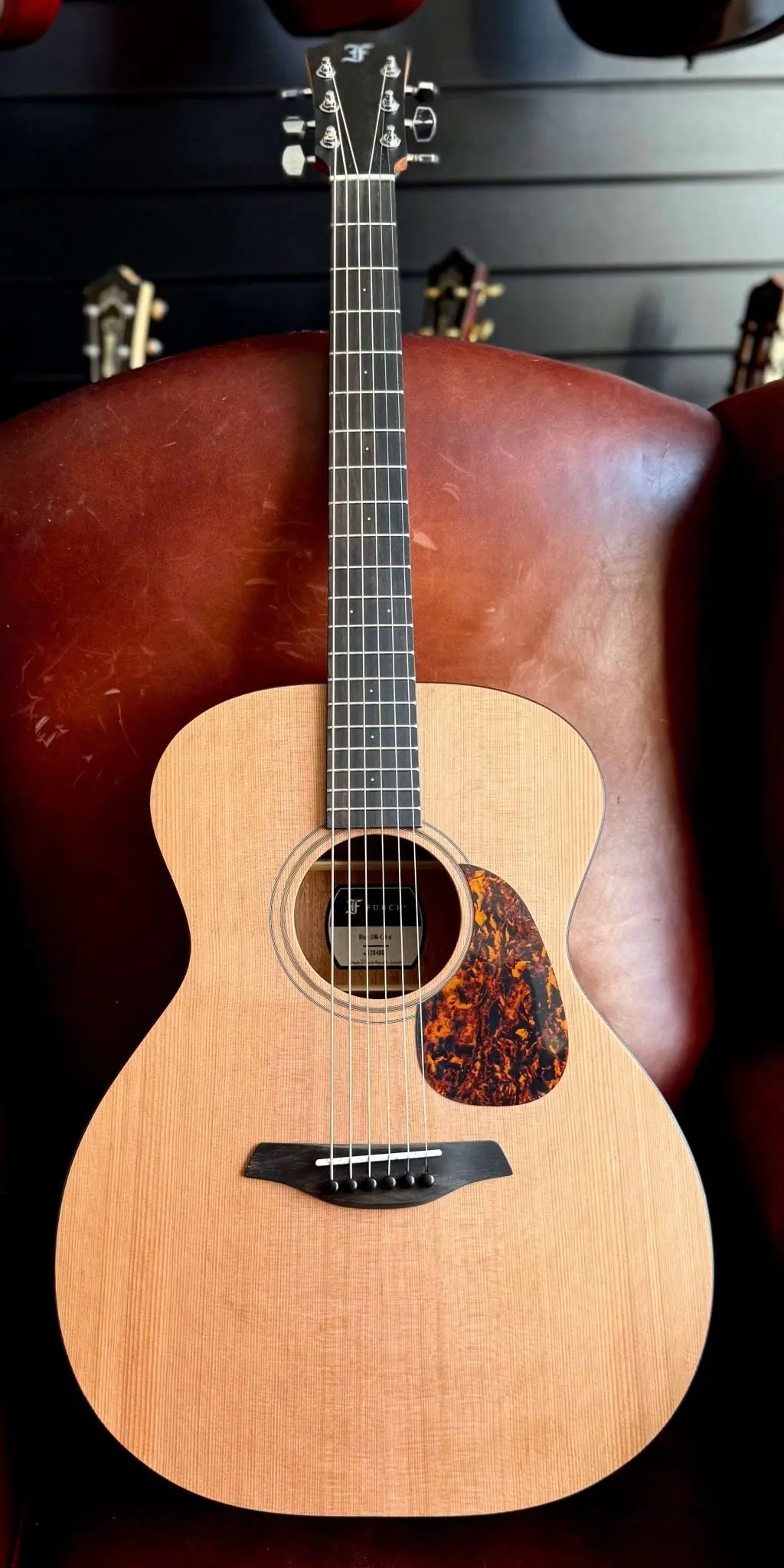 Furch Blue OM CM (OM Body / Cedar / Mahogany) Acoustic Guitar (2026 CNR Active Upgrade Model) - Image 11