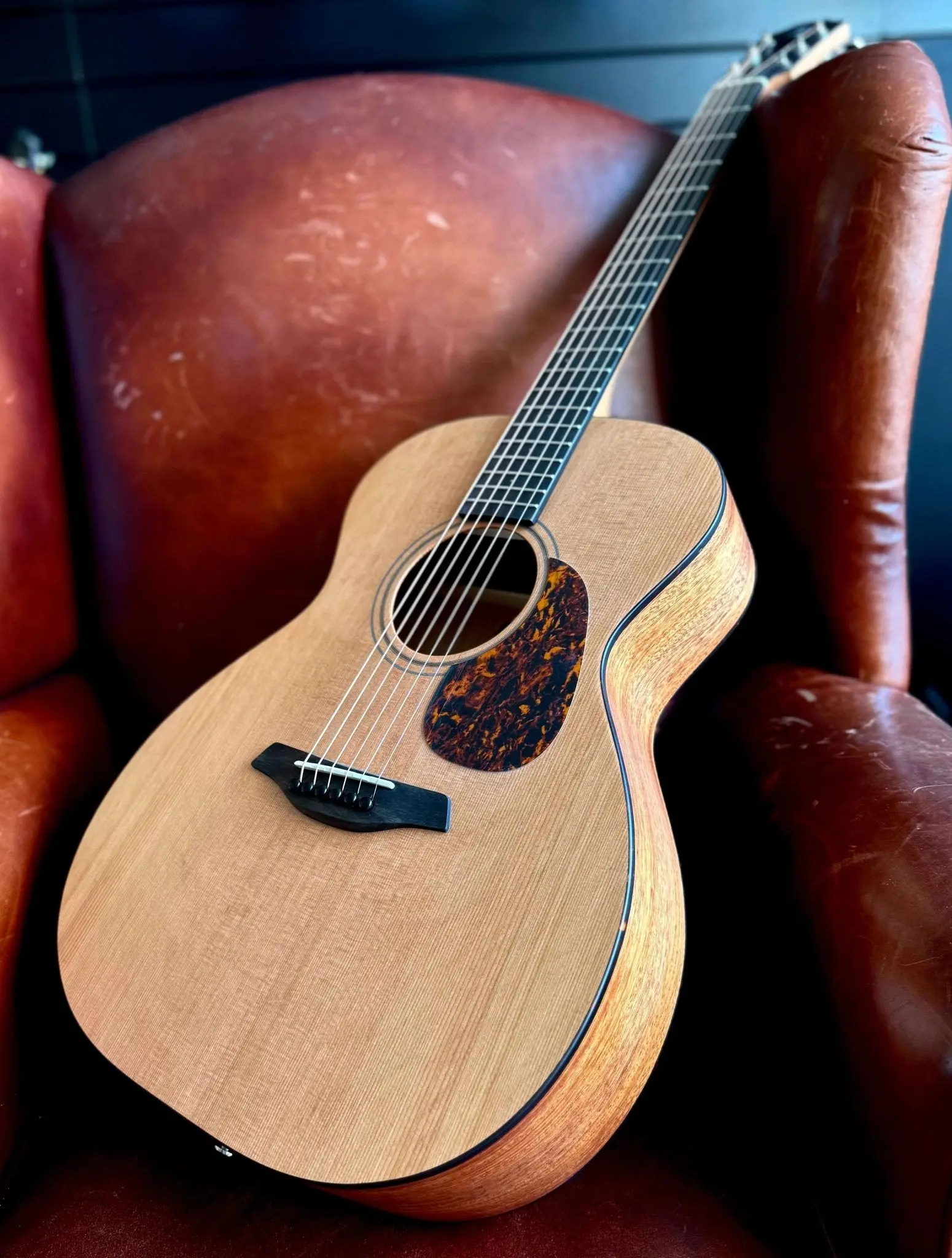 Furch Blue OM CM (OM Body / Cedar / Mahogany) Acoustic Guitar (2026 CNR Active Upgrade Model) - Image 15