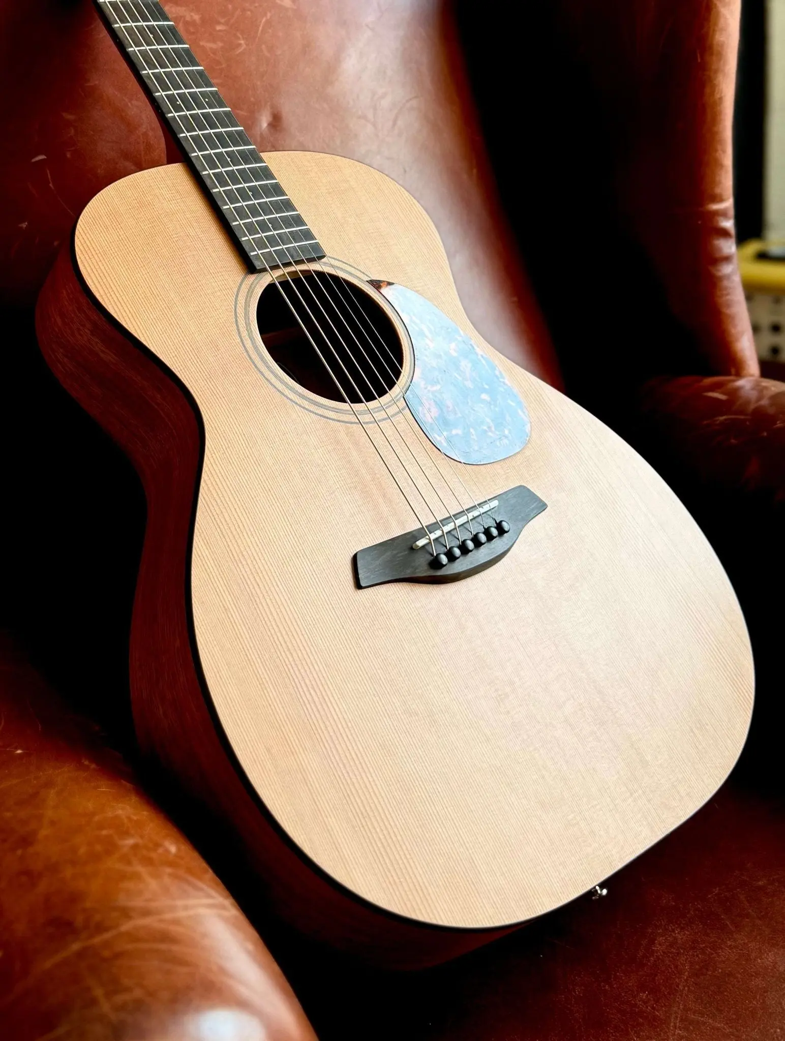 Furch Blue OM CM (OM Body / Cedar / Mahogany) Acoustic Guitar (2026 CNR Active Upgrade Model) - Image 16