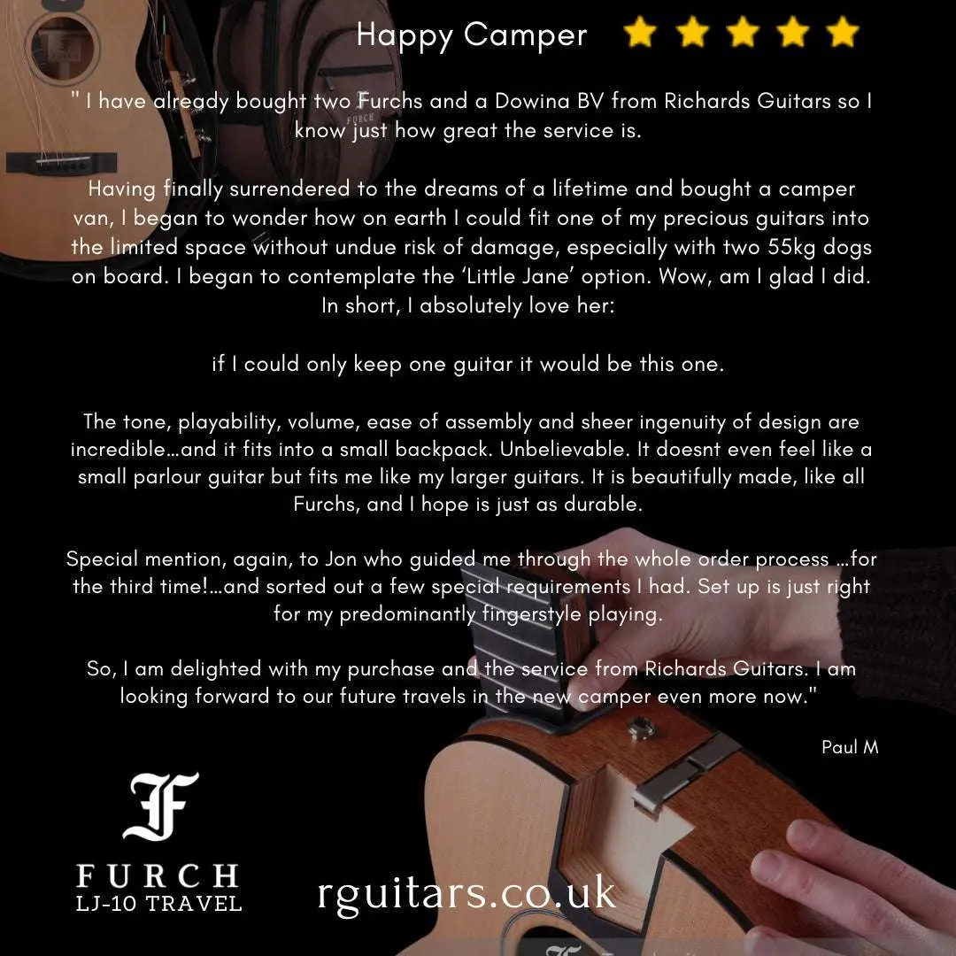Furch Little Jane LJ10CM - Deluxe Travel Acoustic Guitar - Image 5