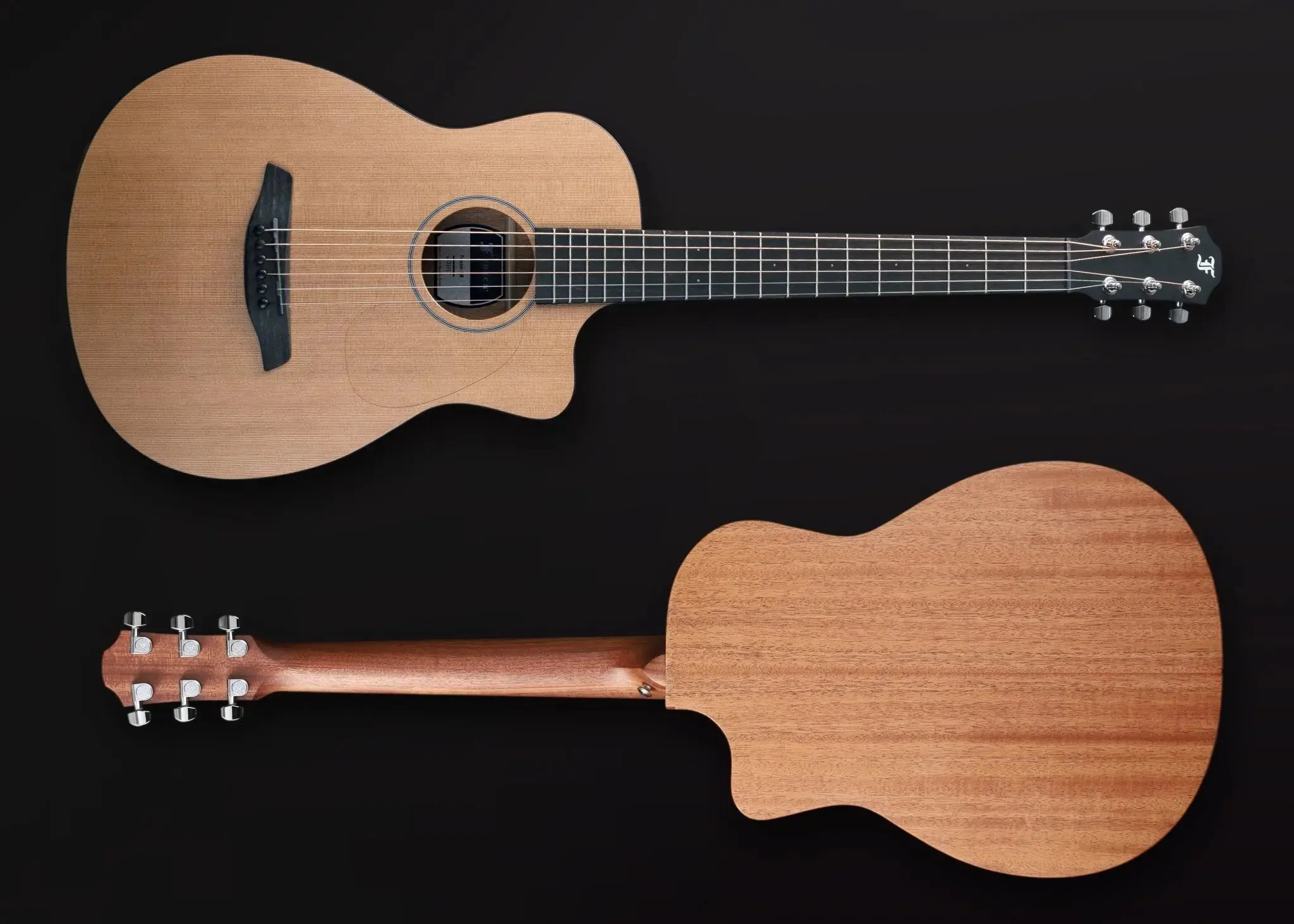 Furch Pioneer CM Left Handed : Western red cedar top with African mahogany back and sides (Furch Mini / Travel Guitar) (2026 CNR Active Upgrade Model) - Image 20