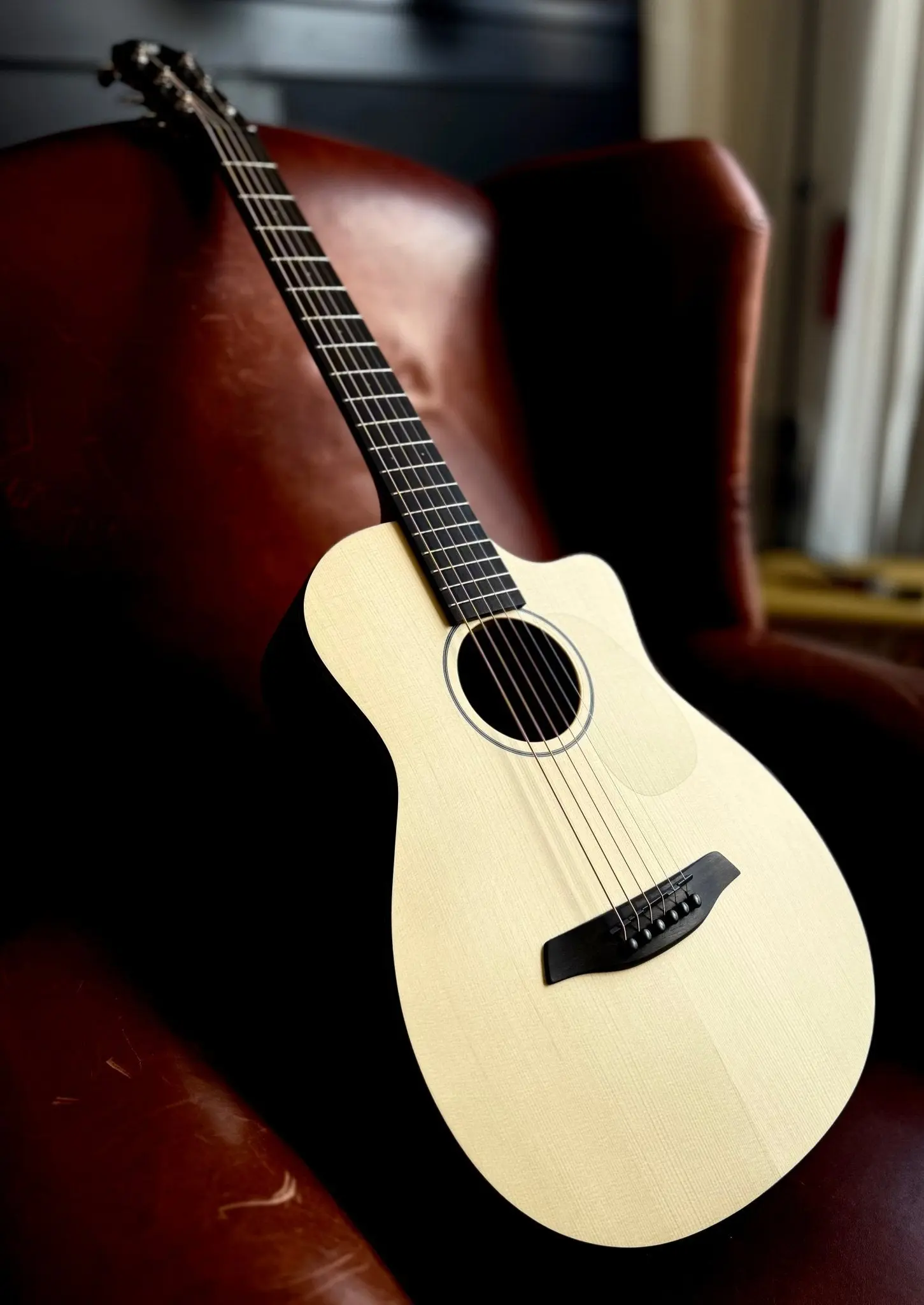 Furch Pioneer ER: Engelmann spruce top with Indian rosewood back and sides. (Furch Mini / Travel Guitar) (2026 CNR Active Upgrade Model) - Image 5