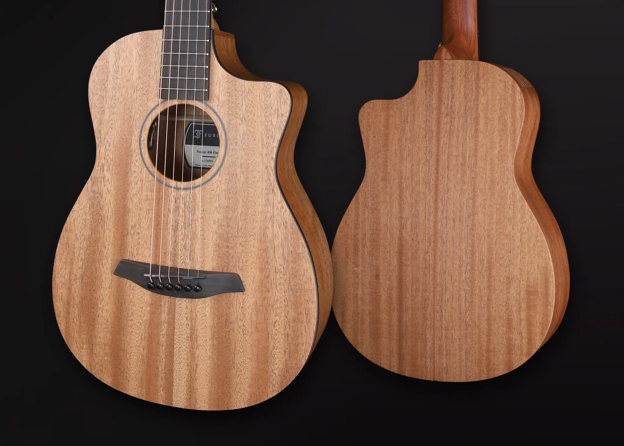 Furch Pioneer MM: African mahogany top, back, and sides. (Furch Mini / Travel Guitar) (Copy) (Copy) (2026 CNR Active Upgrade Model) - Image 13