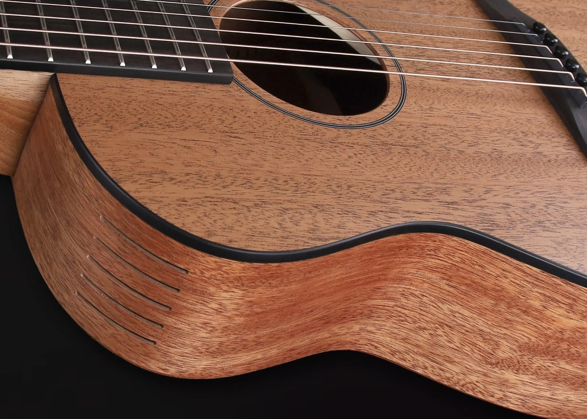 Furch Pioneer MM: African mahogany top, back, and sides. (Furch Mini / Travel Guitar) (Copy) (Copy) (2026 CNR Active Upgrade Model) - Image 14