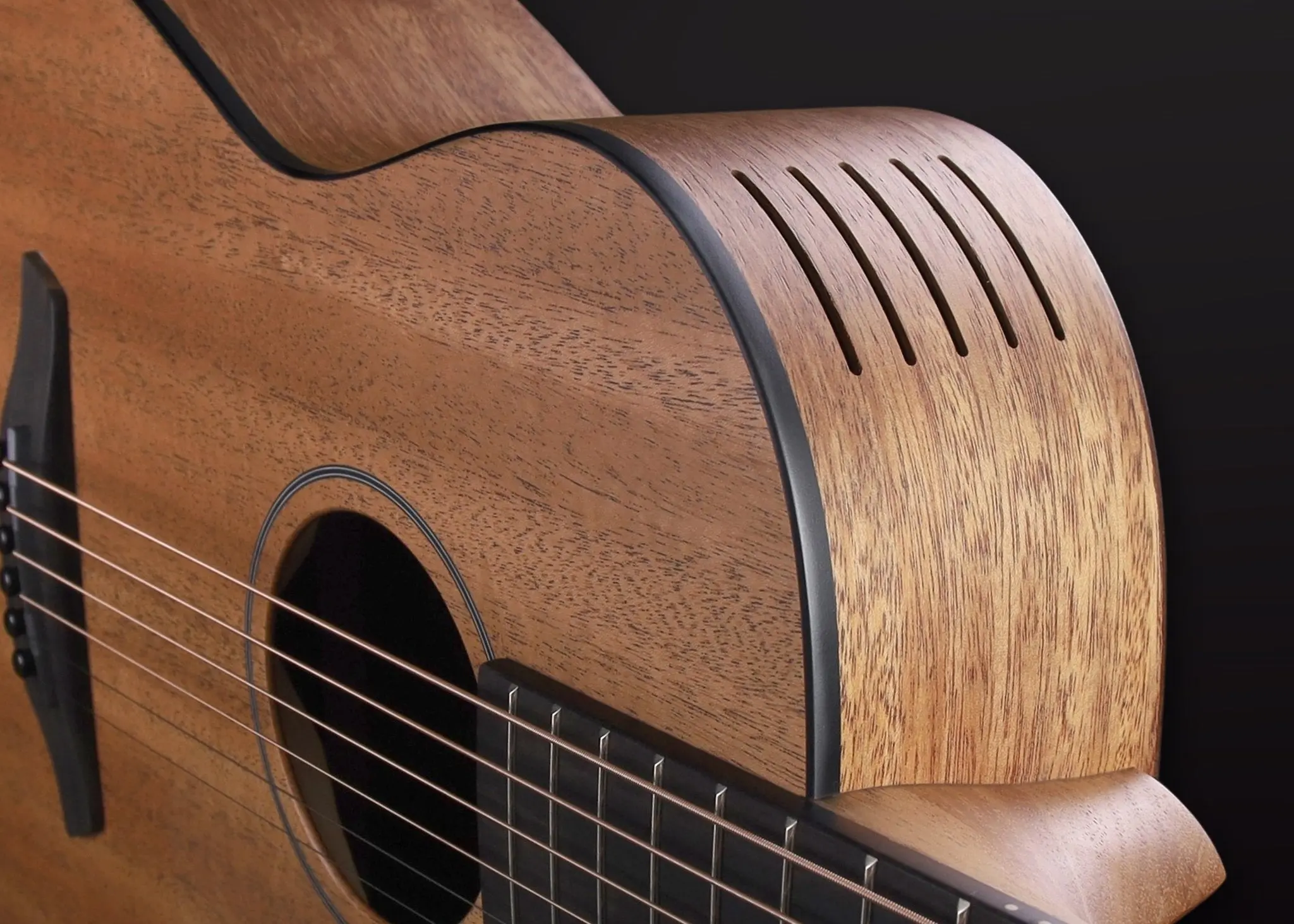Furch Pioneer MM: African mahogany top, back, and sides. (Furch Mini / Travel Guitar) (Copy) (Copy) (2026 CNR Active Upgrade Model) - Image 2