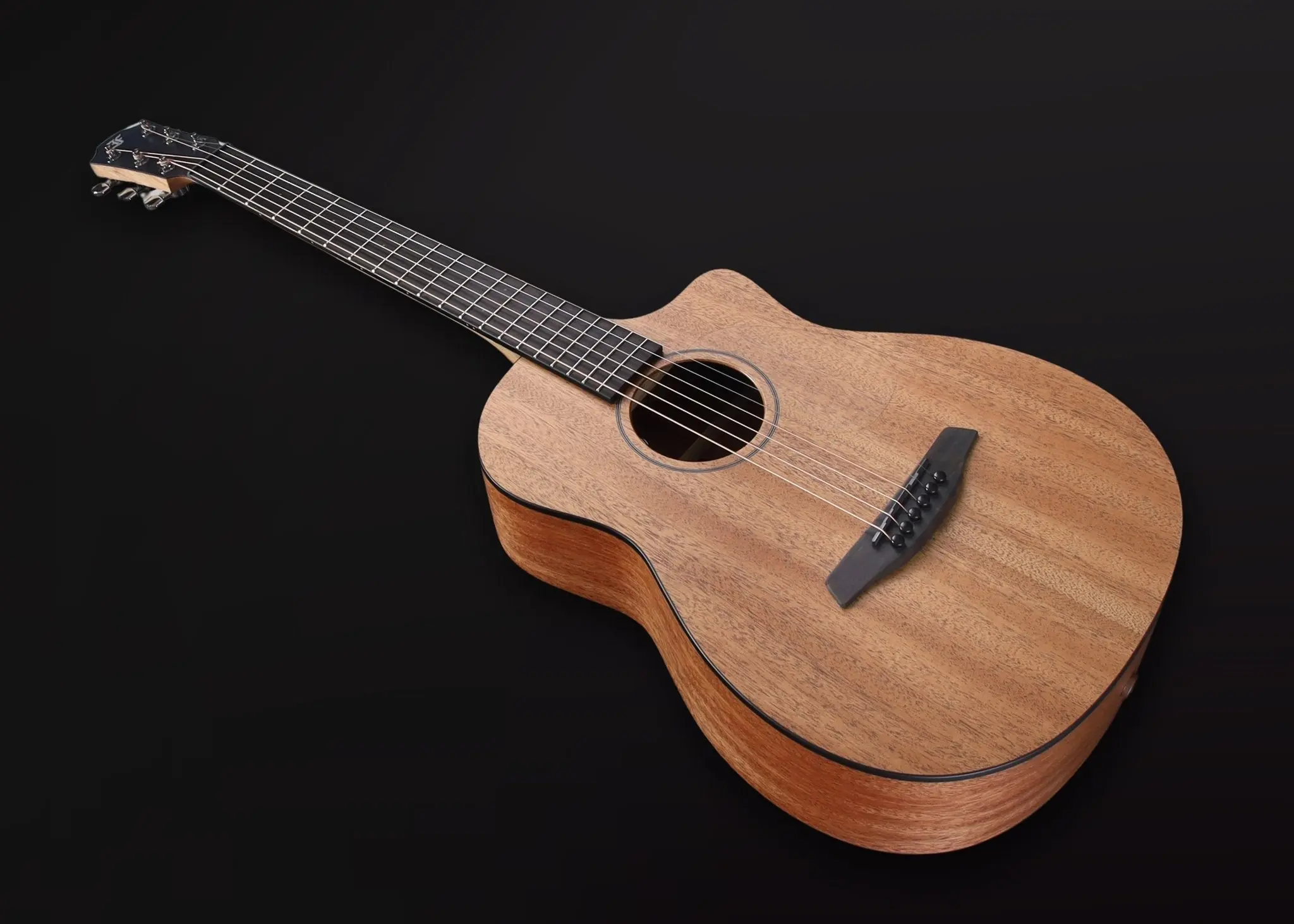 Furch Pioneer MM: African mahogany top, back, and sides. (Furch Mini / Travel Guitar) (Copy) (Copy) (2026 CNR Active Upgrade Model) - Image 4