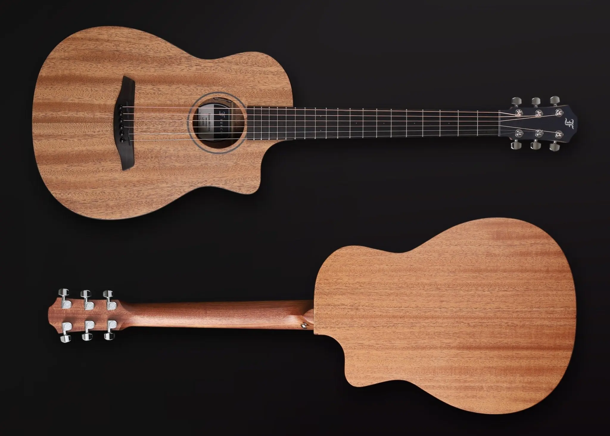 Furch Pioneer MM: African mahogany top, back, and sides. (Furch Mini / Travel Guitar) (Copy) (Copy) (2026 CNR Active Upgrade Model) - Image 9