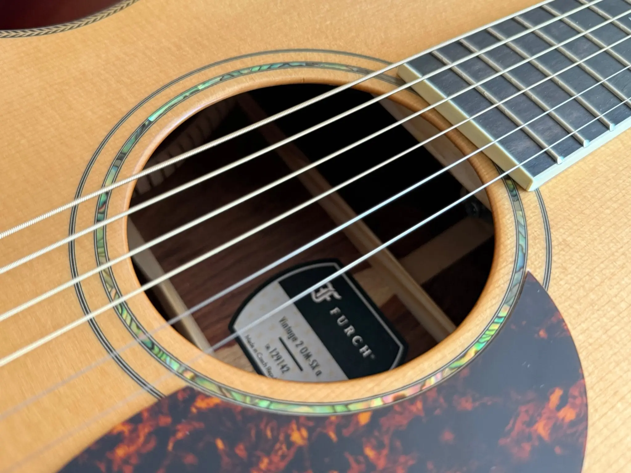 Furch Vintage 2 Granadillo OM SX Exotic Ltd Series Acoustic Guitar - Image 7