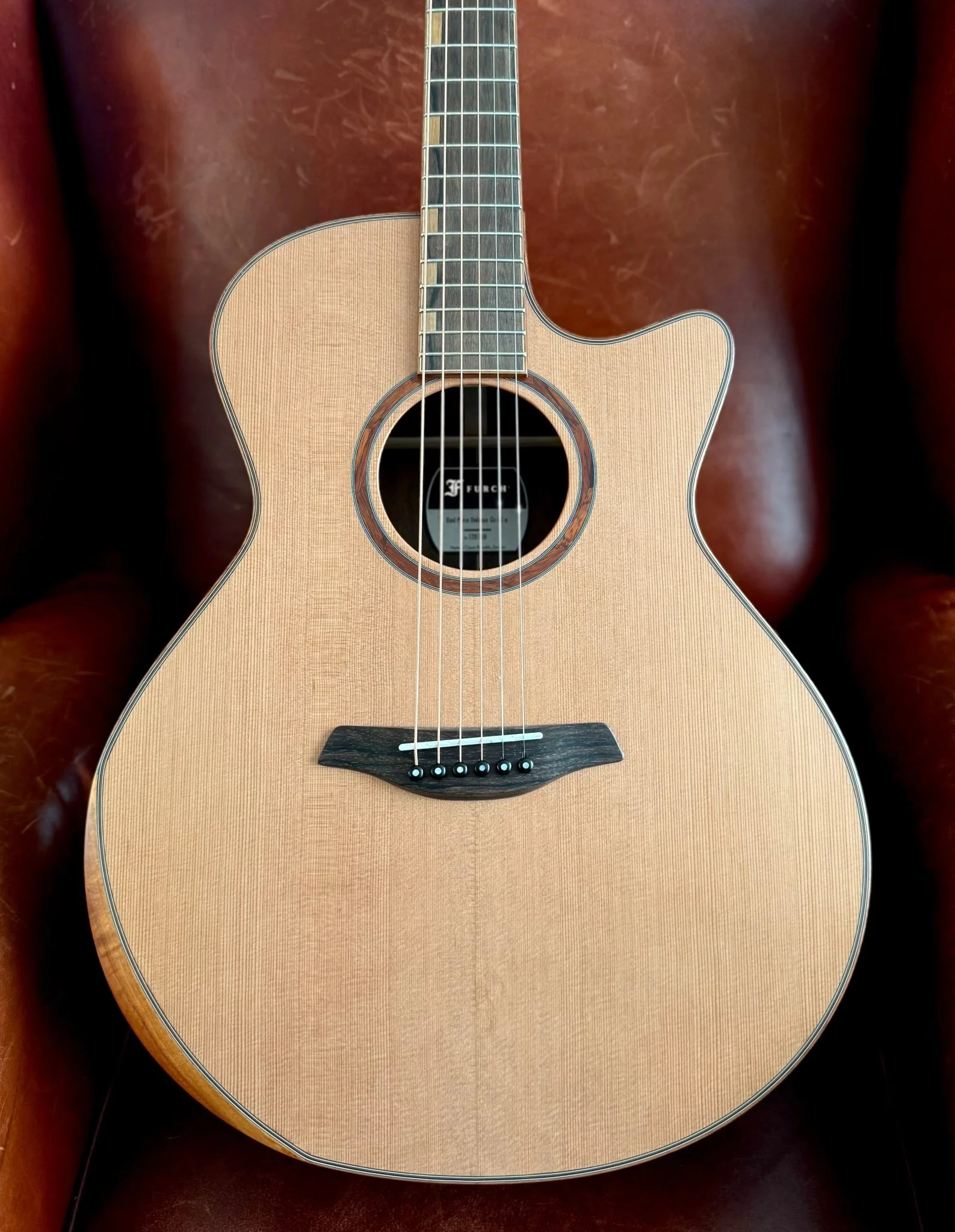 Furch Red Pure Deluxe Limited Run Malaysian Blackwood With Alpine Solid Cedar Top (2026 CNR Active Upgrade Model) - Image 18