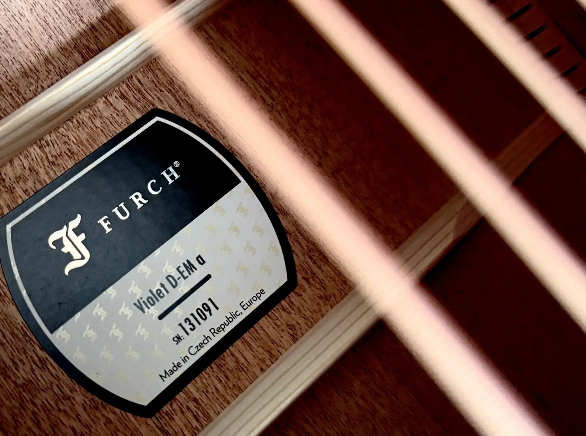 Furch Violet D-EM Engelmann Spruce Top All Solid Acoustic Guitar (2026 CNR Active Upgrade Model) - Image 7