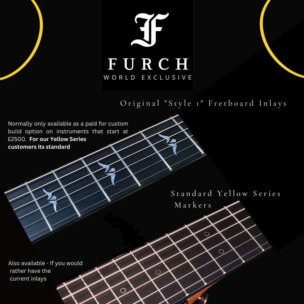 Furch Yellow Gc-CR SPA Master's Choice Grand Auditorium (cutaway) Acoustic Guitar (With Option Of Original G23CR Inlays - A Worldwde No Cost Exclusive) (2026 CNR Active Upgrade Model) - Image 4