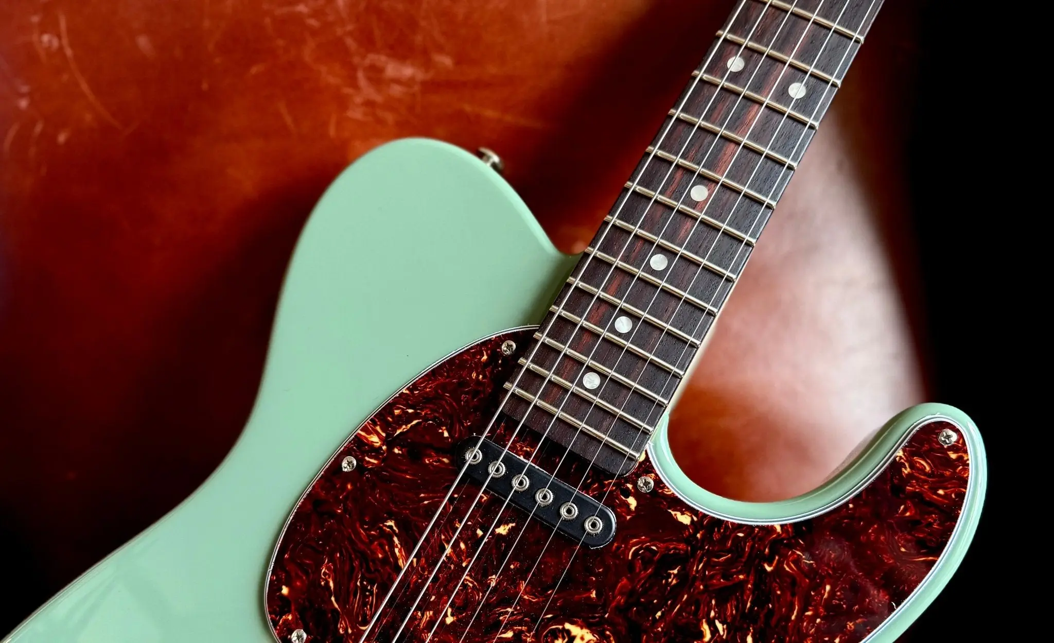 G&L Fullerton Deluxe ASAT Classic Matcha Green over Alder w' Deluxe Gigbag - Image 17