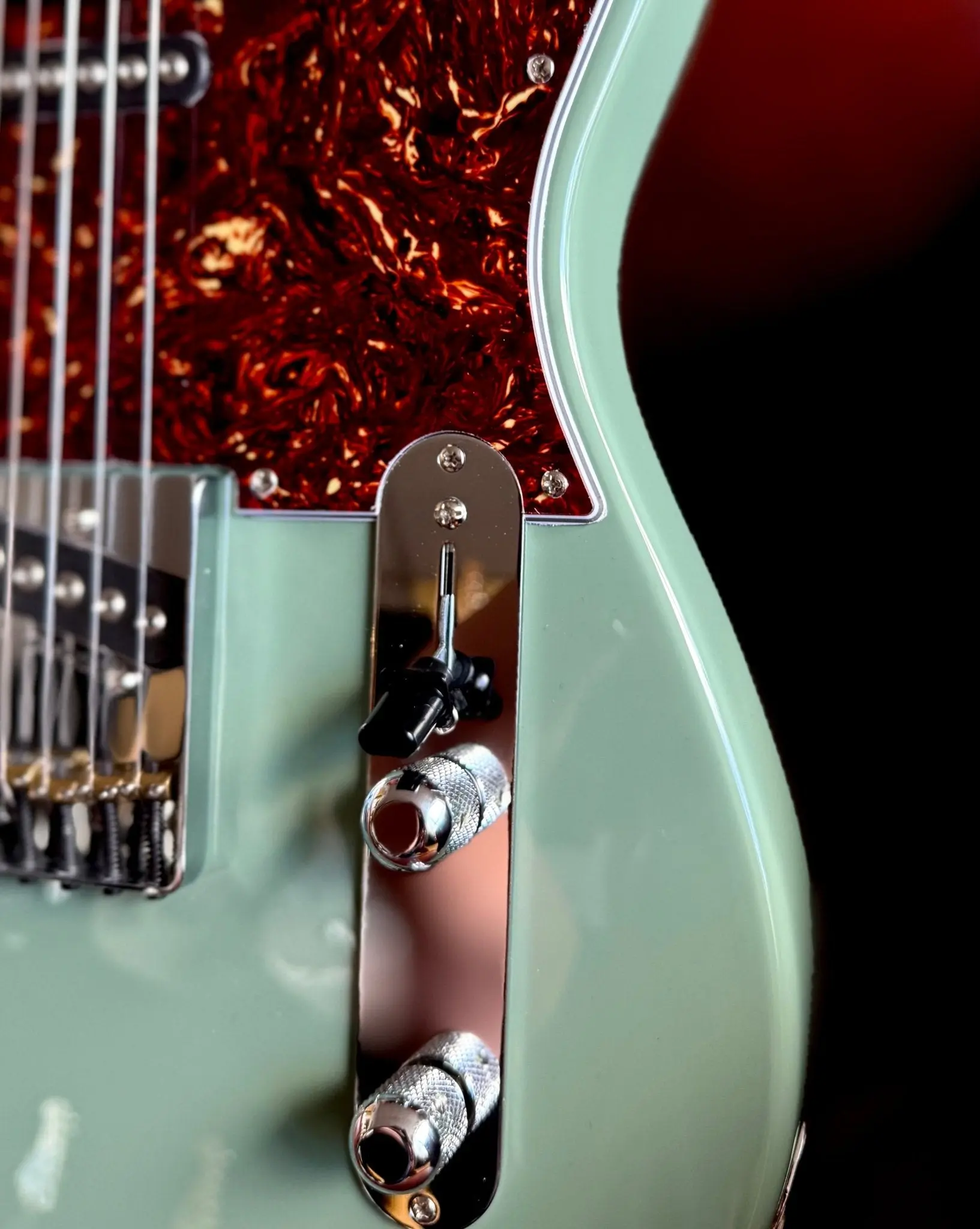 G&L Fullerton Deluxe ASAT Classic Matcha Green over Alder w' Deluxe Gigbag - Image 3