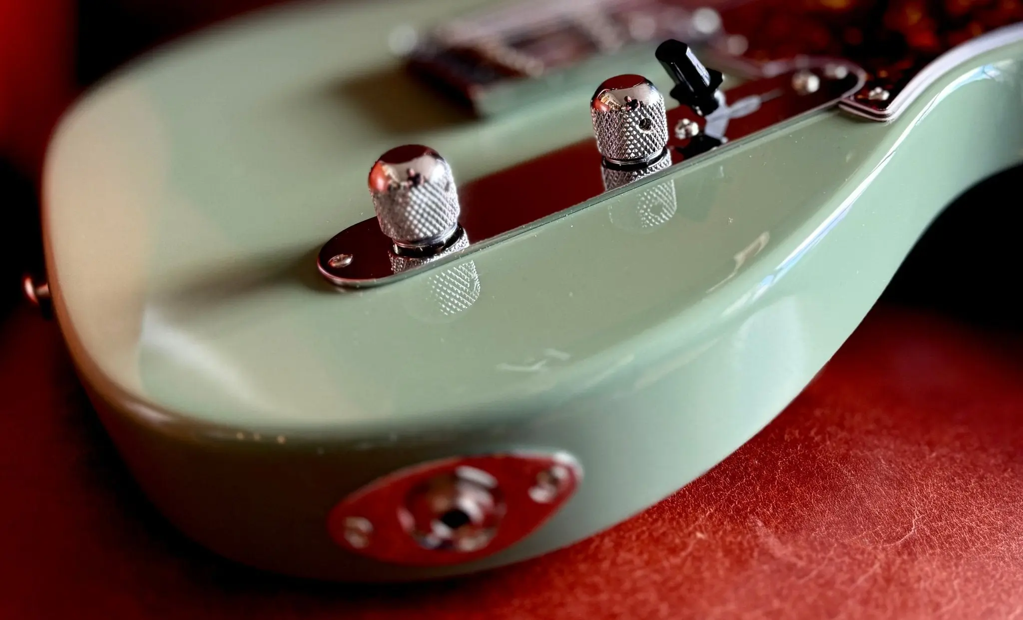 G&L Fullerton Deluxe ASAT Classic Matcha Green over Alder w' Deluxe Gigbag - Image 9