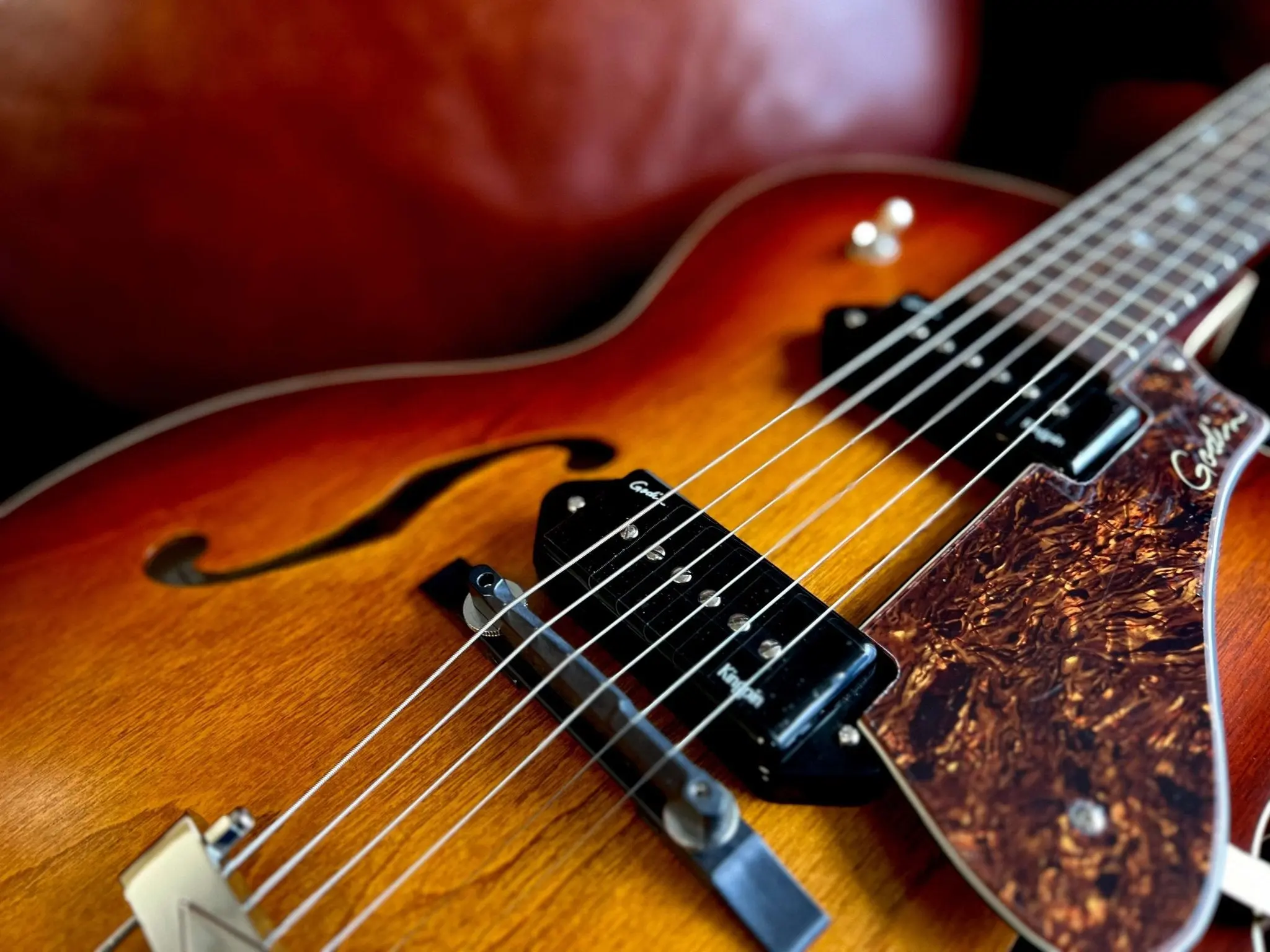 GODIN 5th Avenue CW Kingpin II Cognac Burst - Image 5