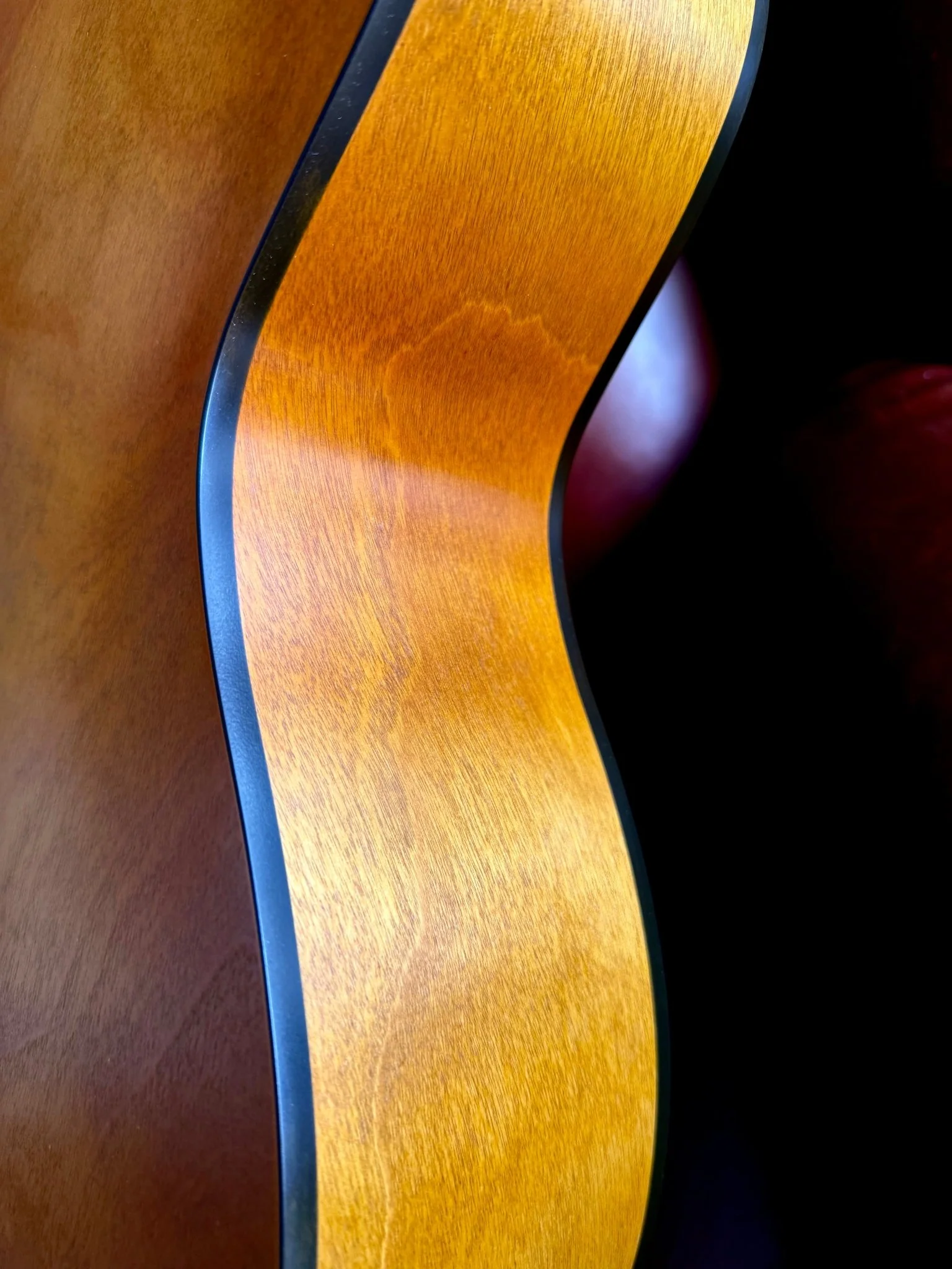Godin 5th Avenue Jumbo P-Rail Semi-Acoustic Guitar ~ Harvest Gold - Image 7