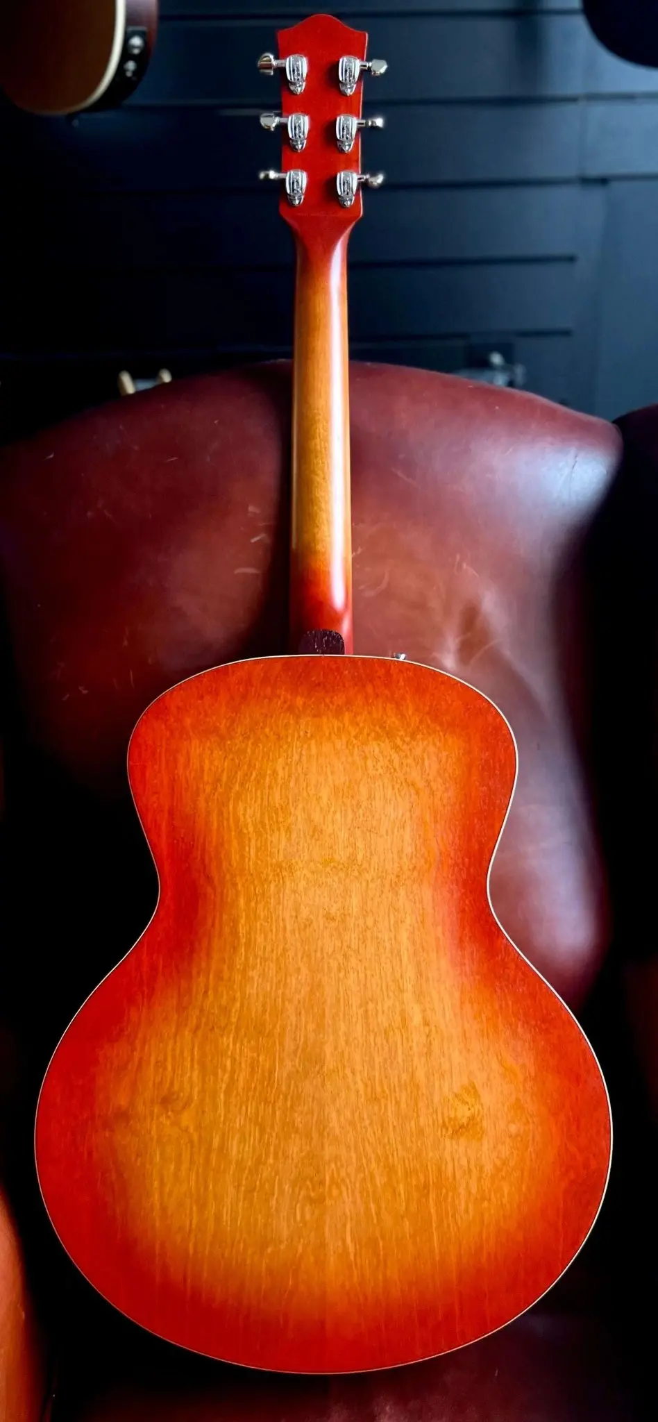 Godin 5th Avenue Jumbo Semi-Acoustic Guitar ~ Memphis Sun - Image 23