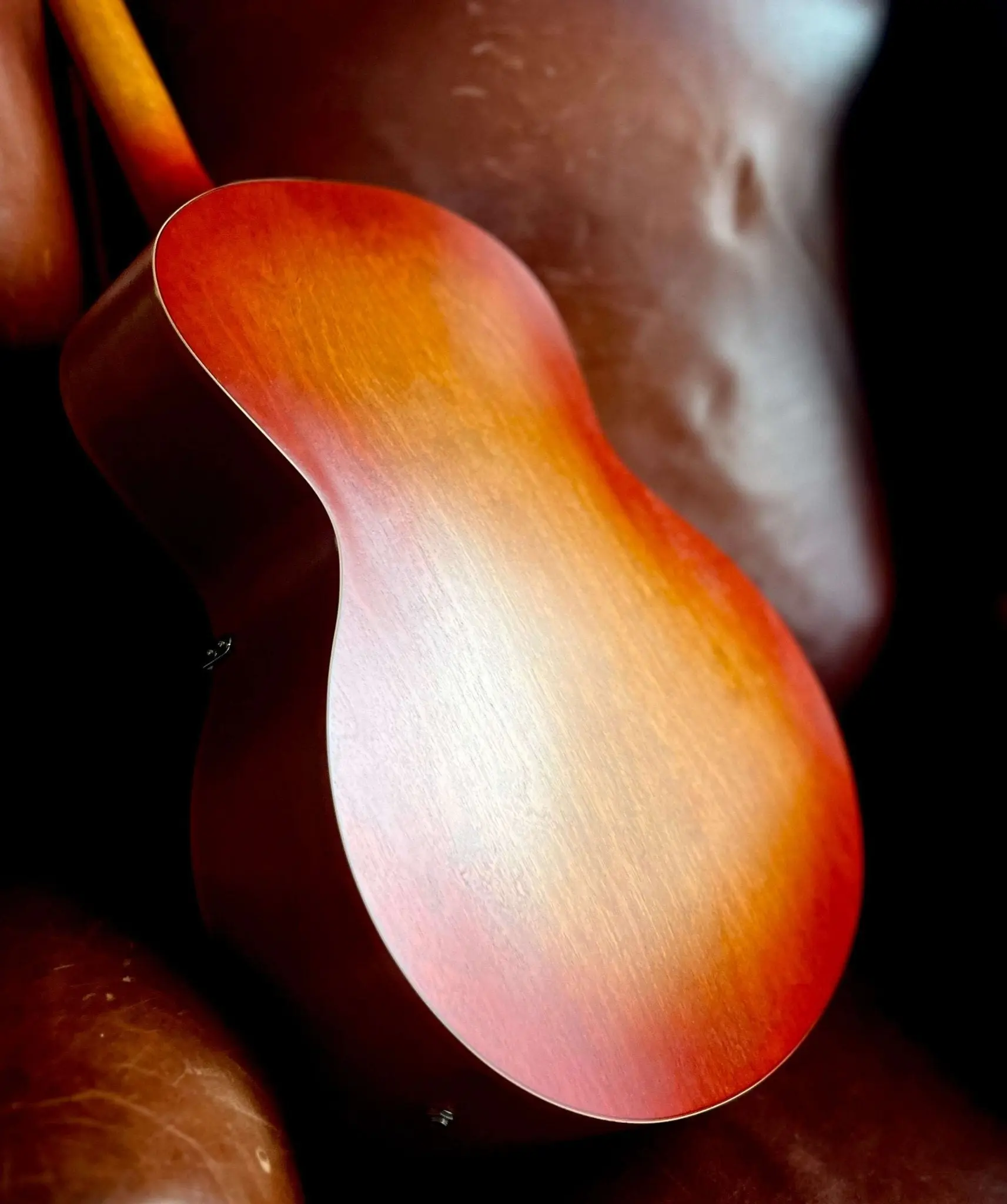 Godin 5th Avenue Jumbo Semi-Acoustic Guitar ~ Memphis Sun - Image 5
