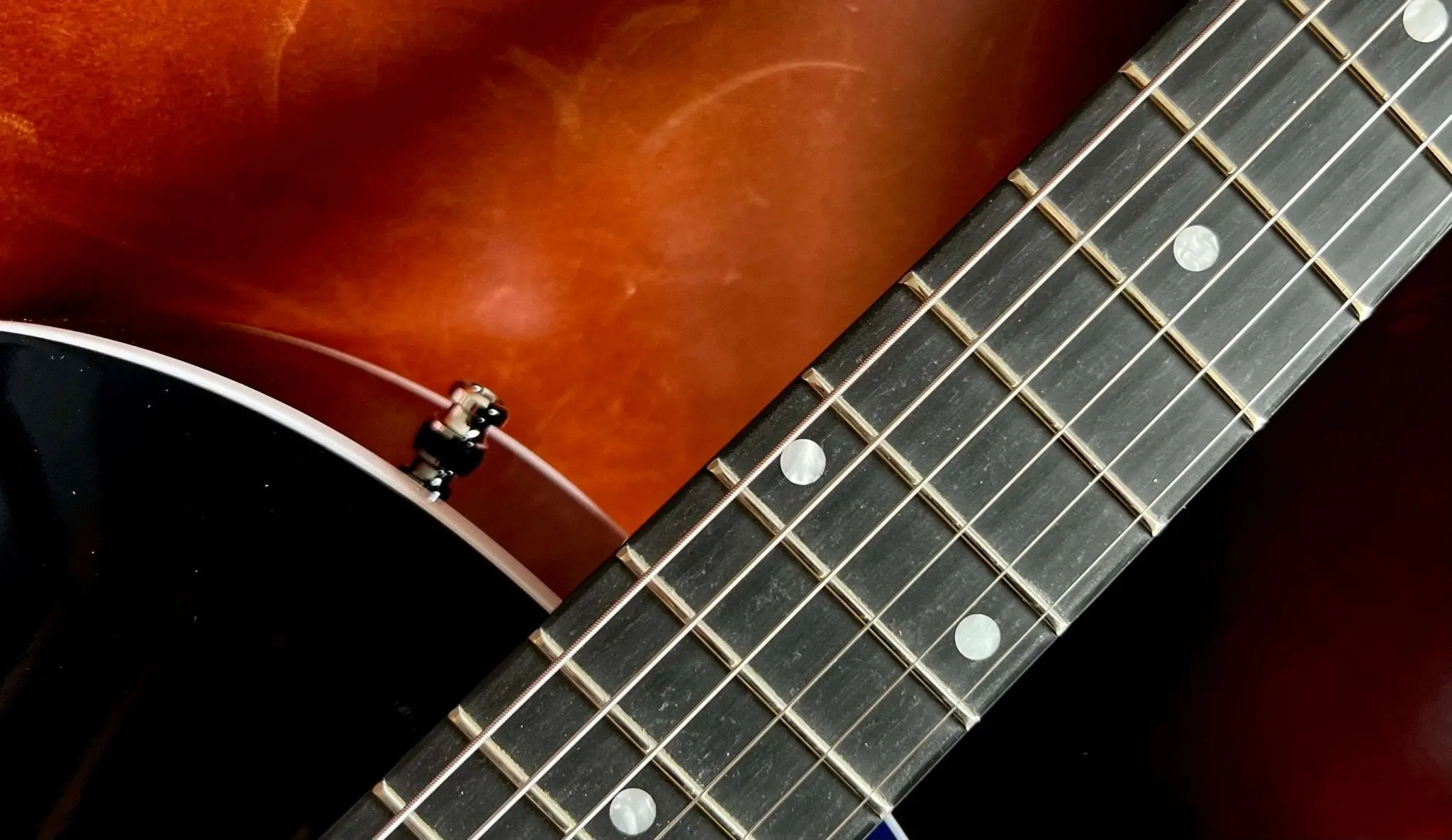 Godin 5th Avenue Nightclub Semi-Acoustic Guitar ~ Indigo Blue - Image 10