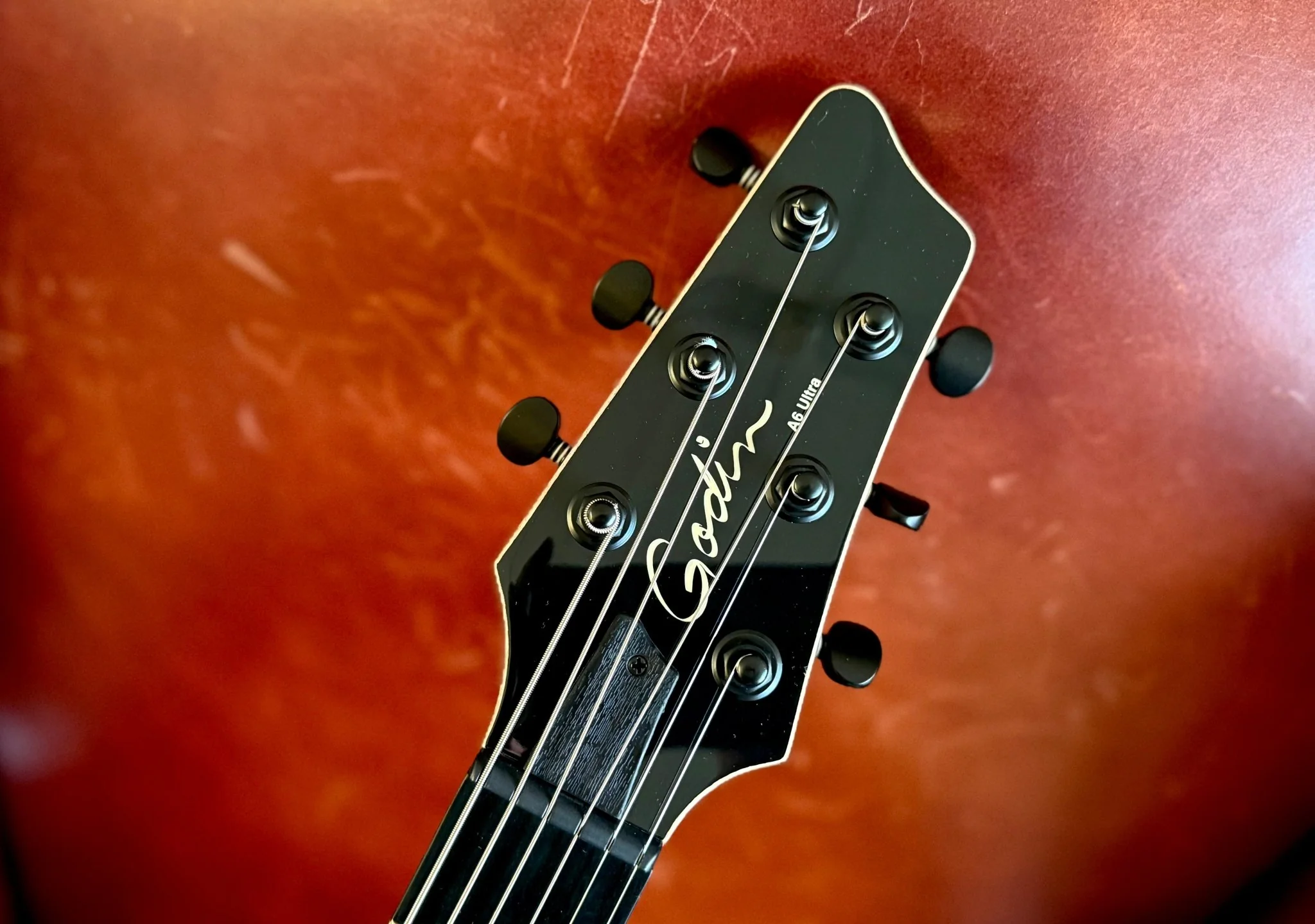 Godin A6 Ultra Deluxe Electic / Electro Acoustic Hybrid Guitar - Image 13