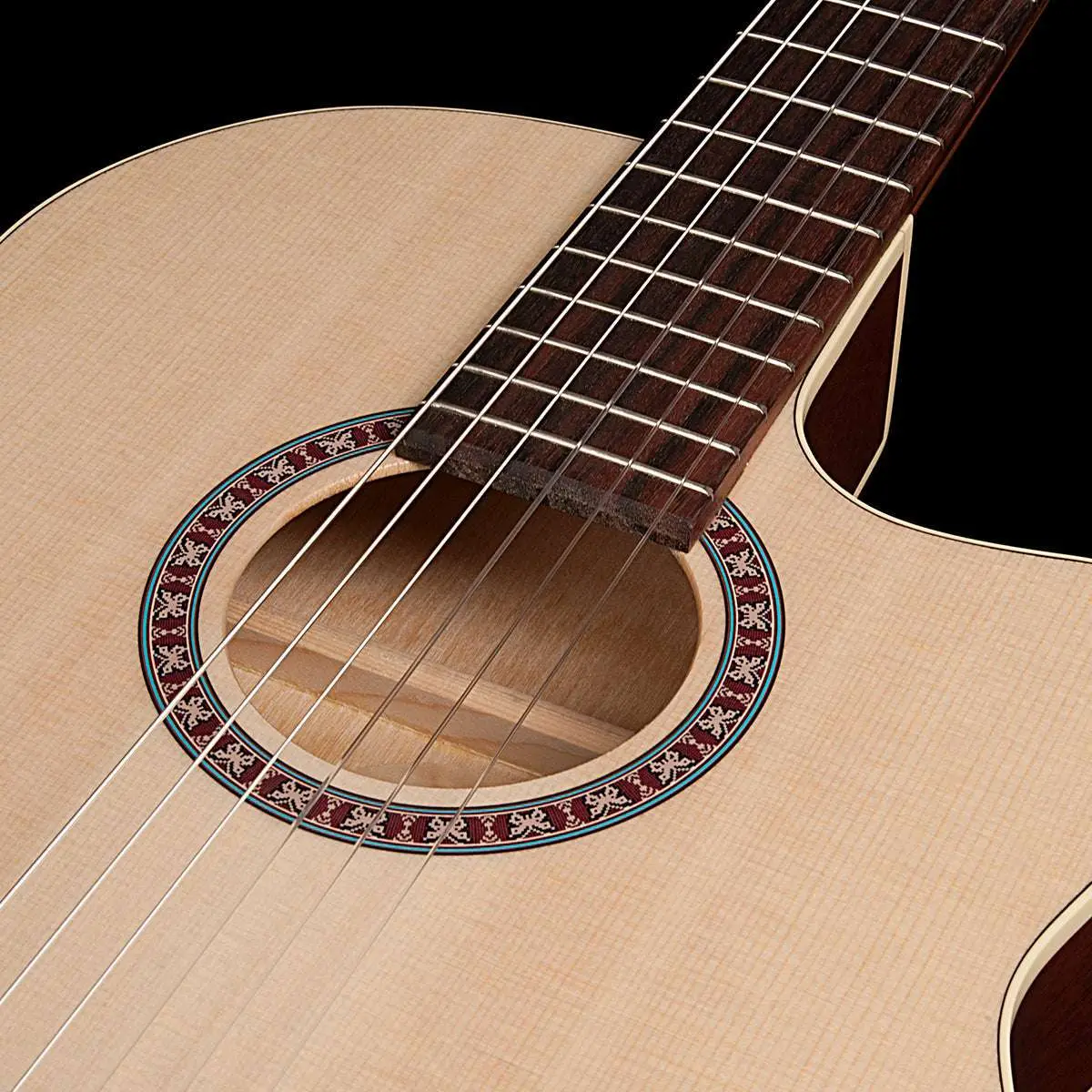 Godin Arena Cutaway Clasica II Nylon String Electro Guitar - Image 7