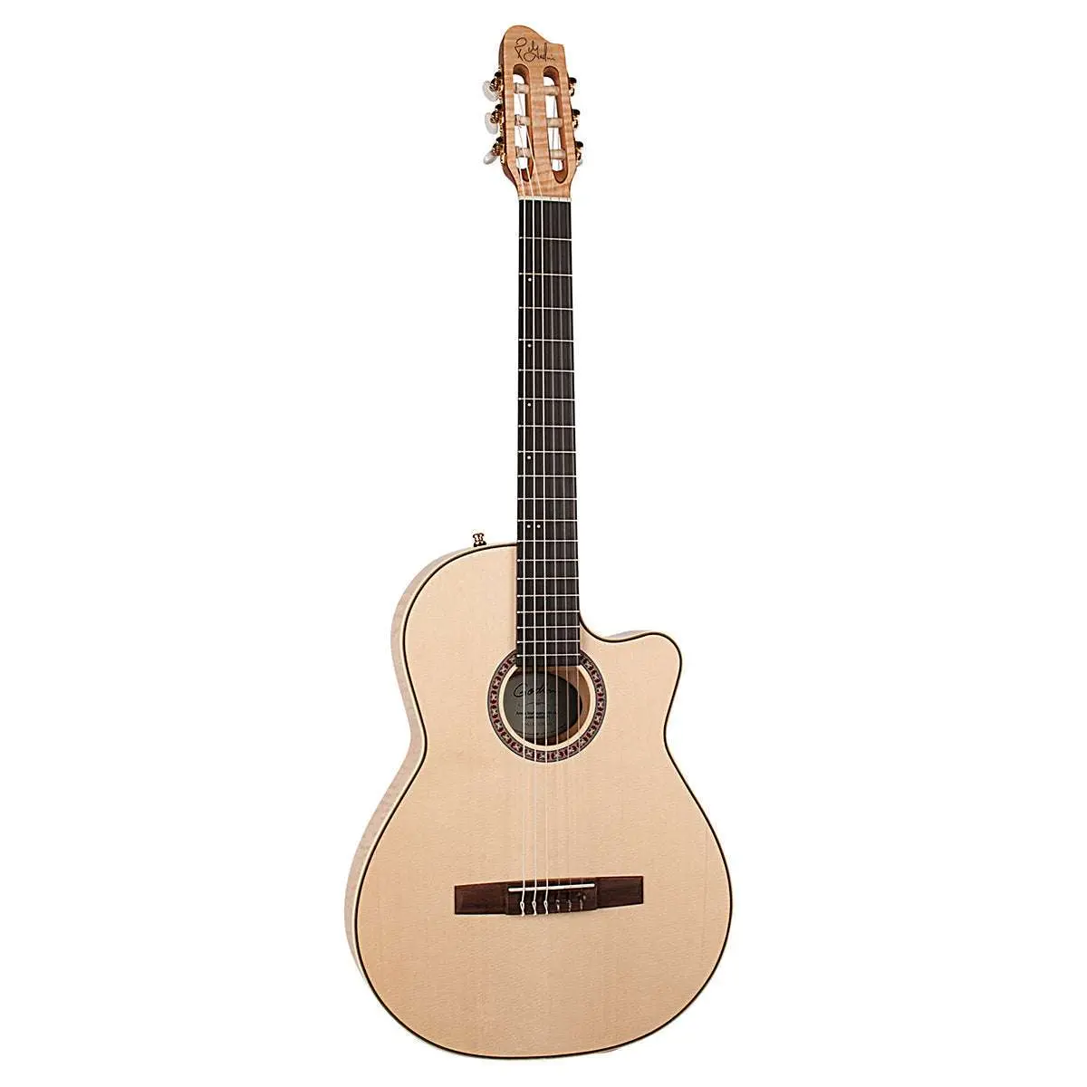 Godin Arena Flame Maple Cutaway Clasica II Nylon String Electro Guitar - Image 2
