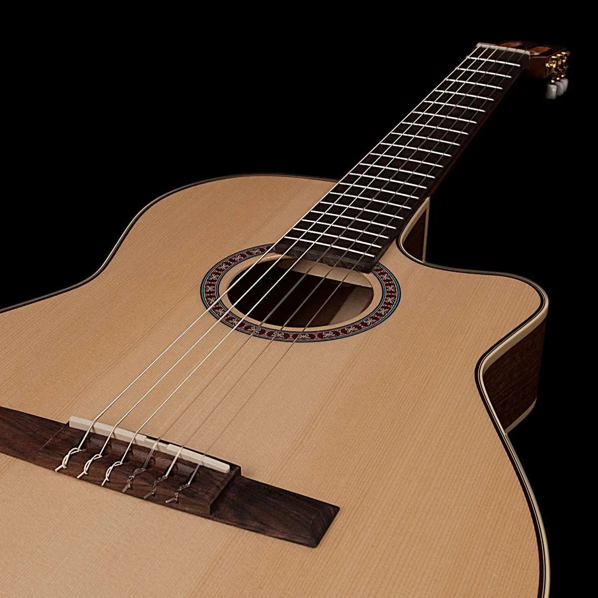 Godin Arena Mahogany Cutaway Clasica II Nylon String Electro Guitar - Image 5