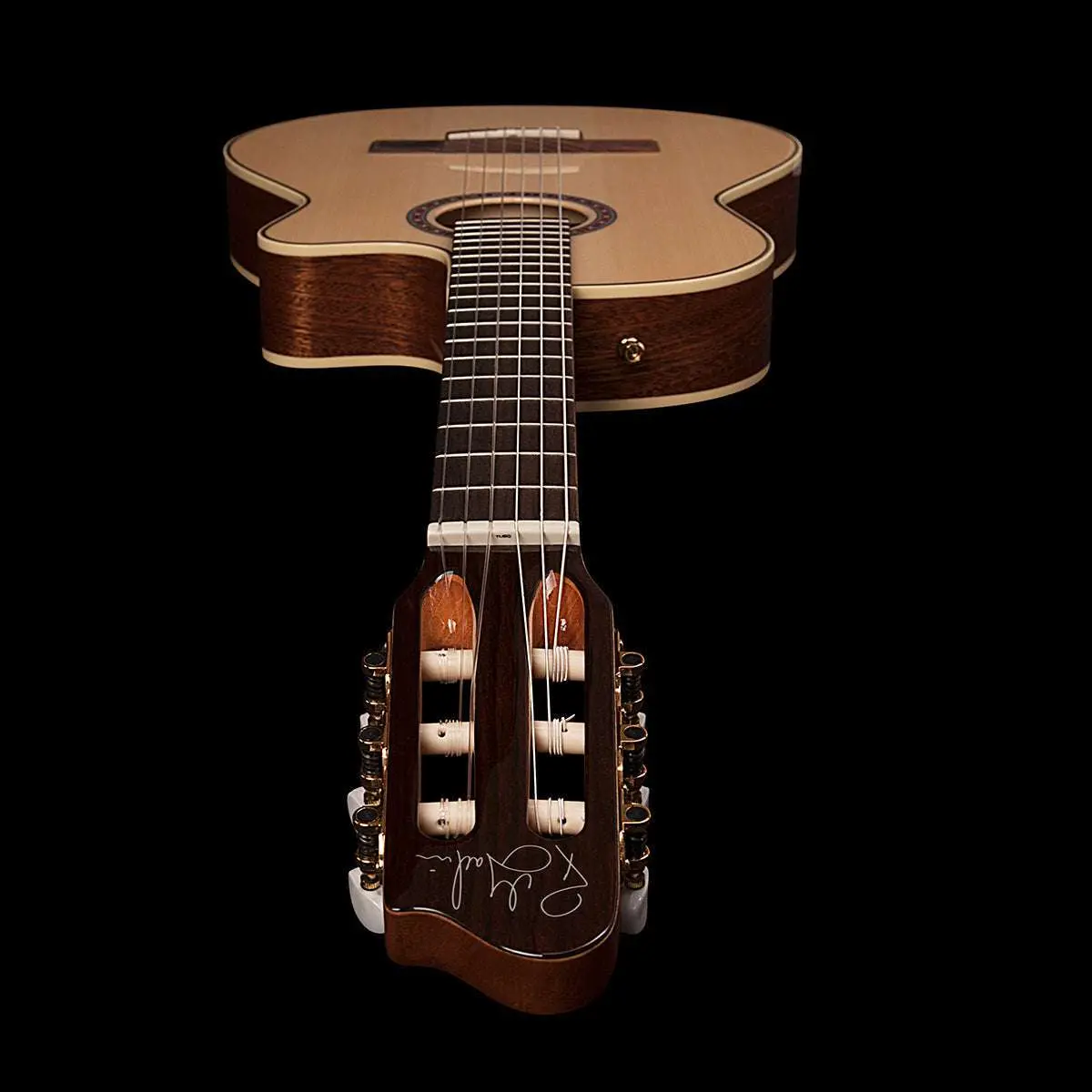 Godin Arena Mahogany Cutaway Clasica II Nylon String Electro Guitar - Image 8